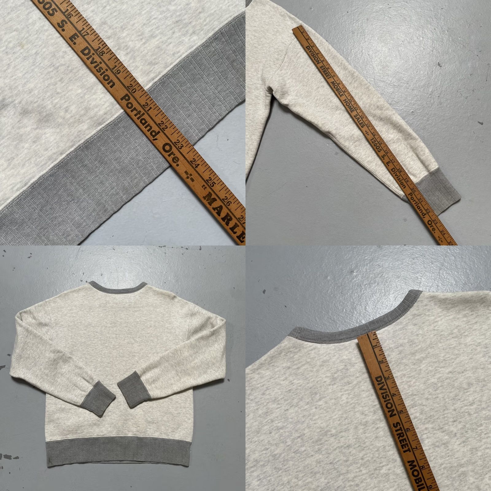The Flat Head The Flat Head Japan Double V Vintage Sweatshirt Biker Style Gray L Unisex Adults XS? No—keep as L Size US L / EU 52-54 / 3 - 8 Thumbnail