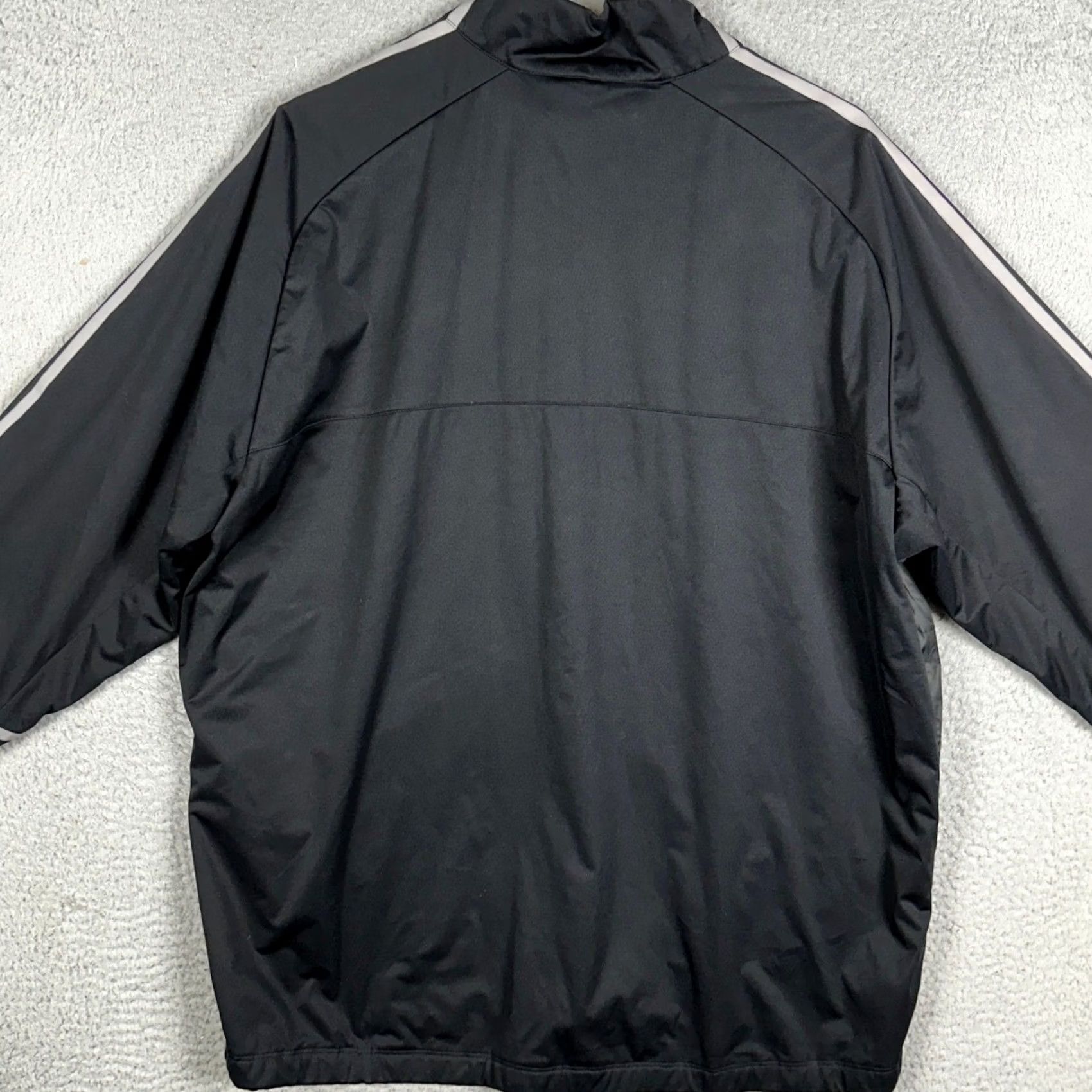 Nike Nike Golf Jacket Mens XL Black Grey Half Zip Windbreaker Pullover Colorblock EUC Size US XL / EU 56 / 4 - 3 Thumbnail