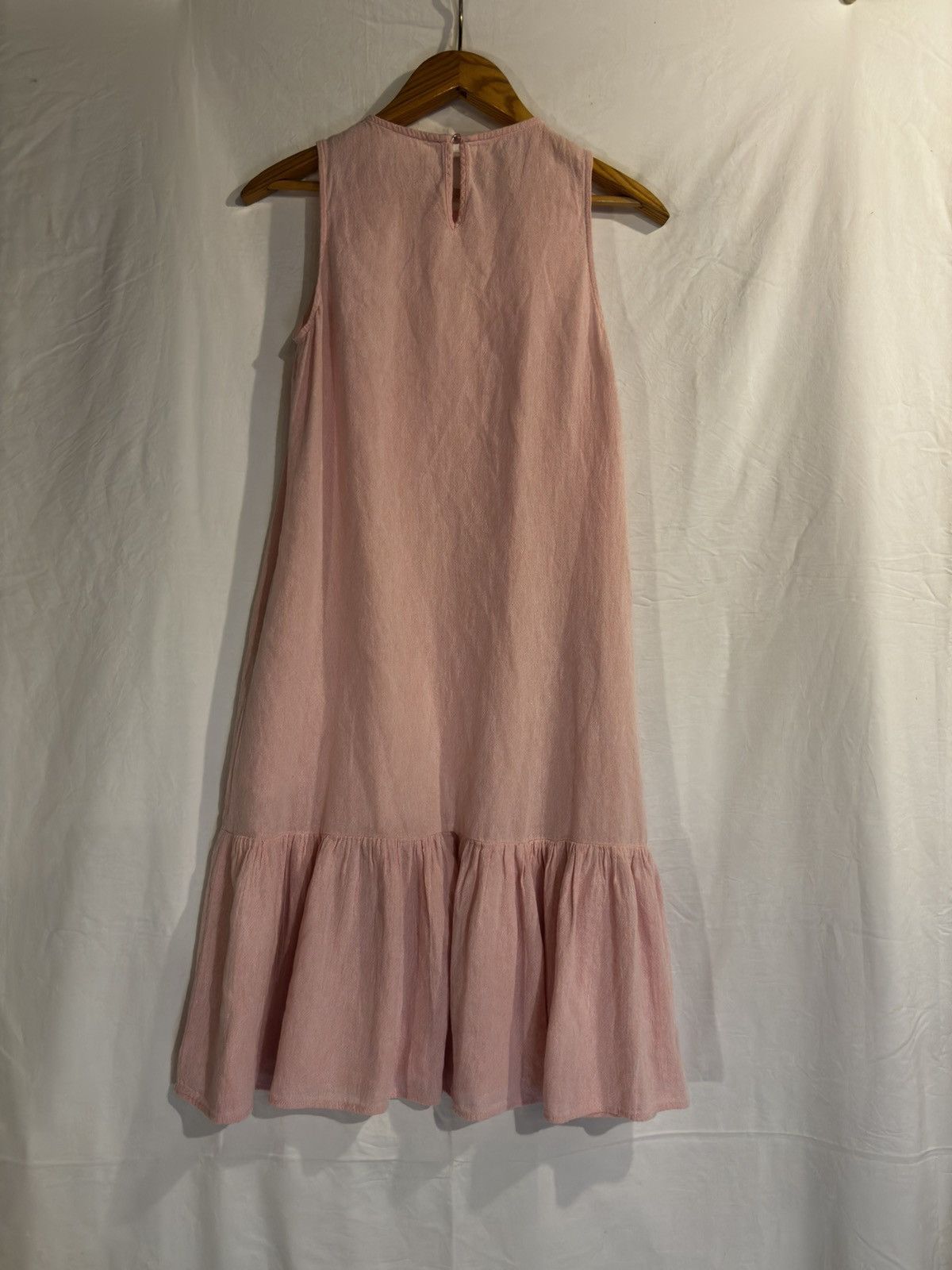 Other Pink sleeveless ruffle hem Dress.wd955 Size XS / US 0-2 / IT 36-38 - 10 Thumbnail
