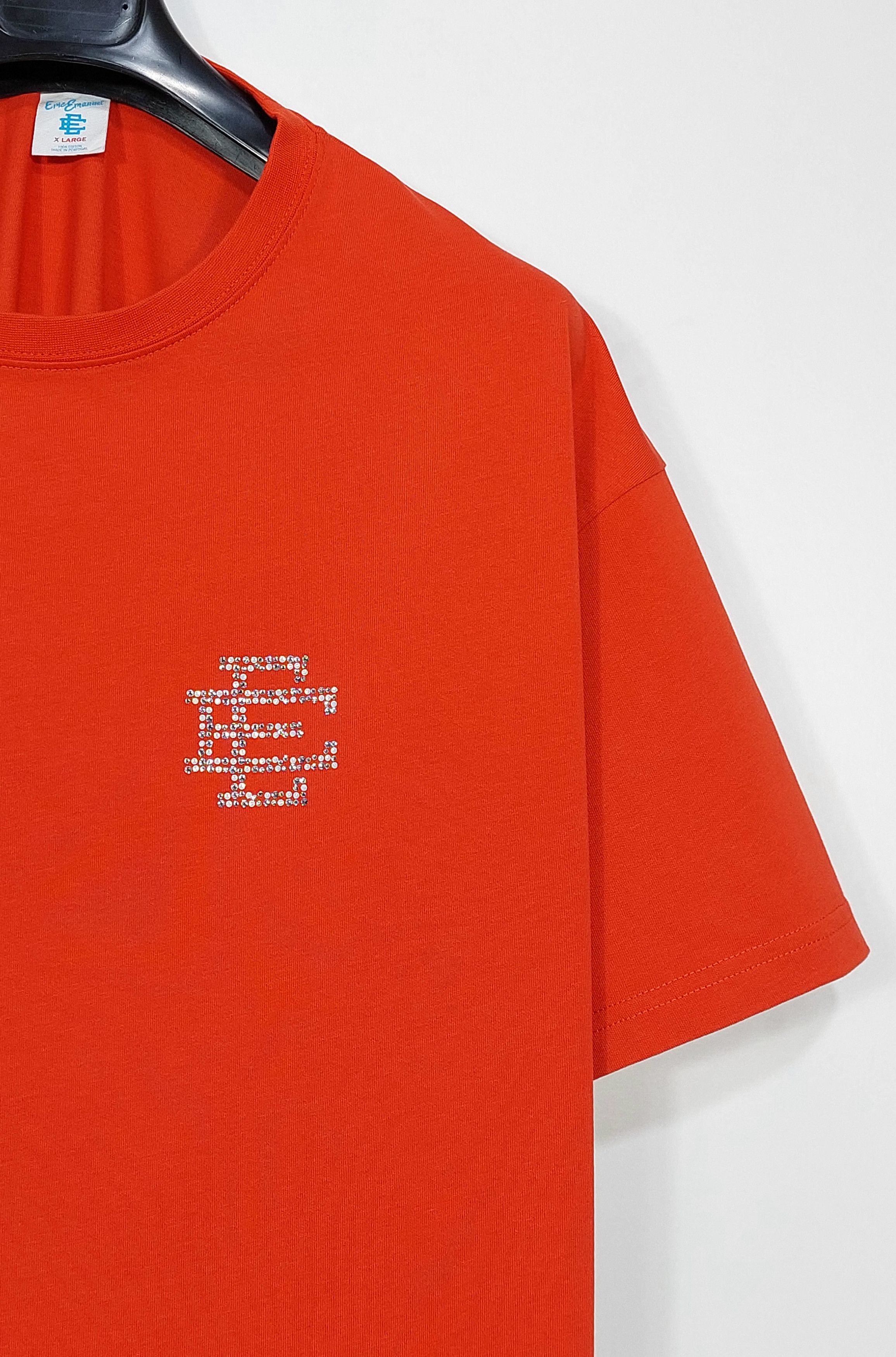 Eric Emanuel swarovski EE tshirt - red XL Size US XL / EU 56 / 4 - 5 Thumbnail