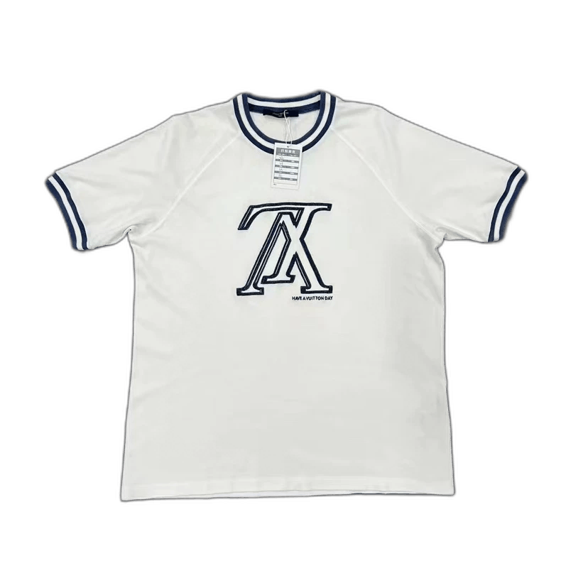 Louis Vuitton Short Sleeve Embroidered TShirt-2506