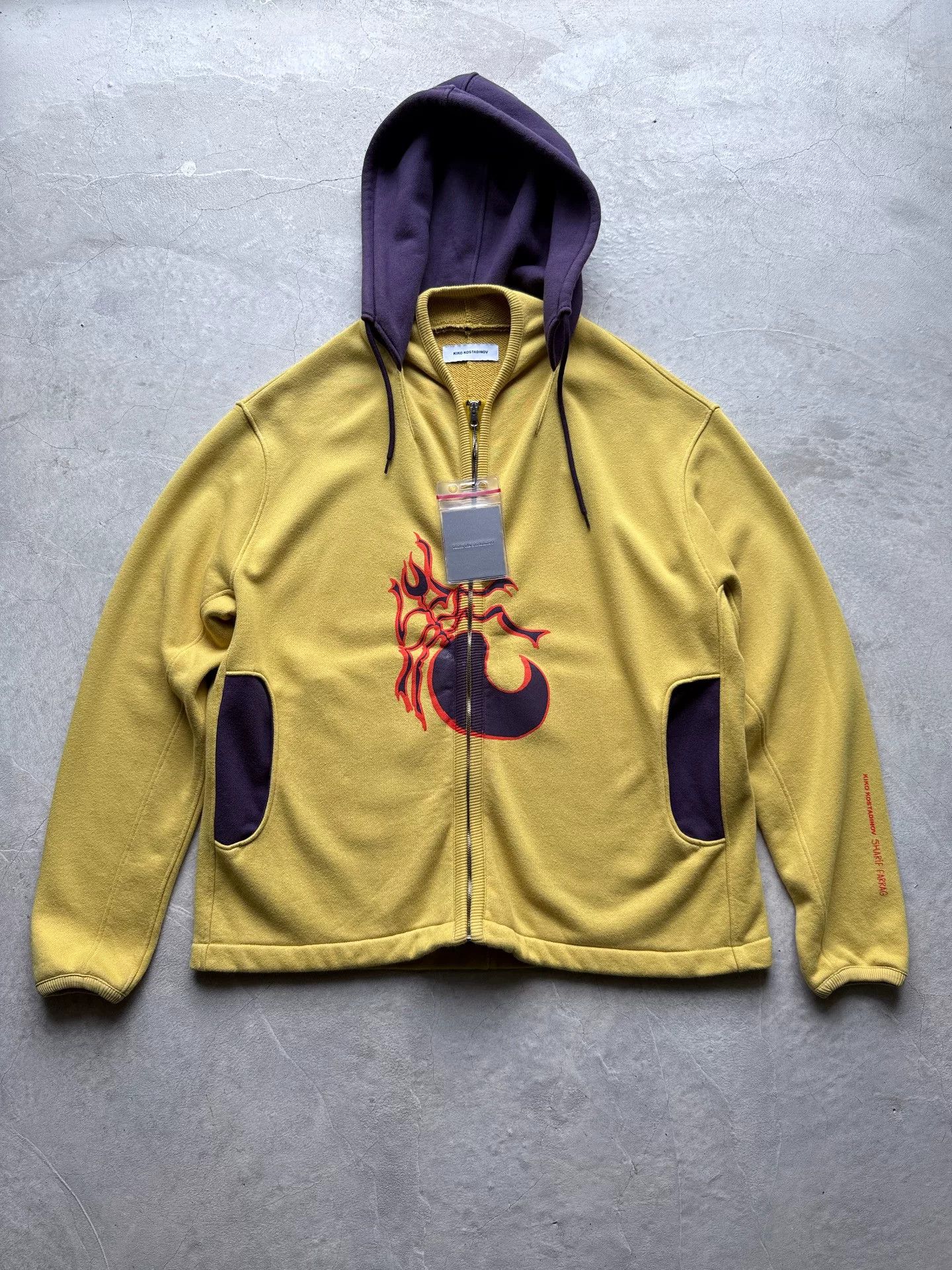 Kiko Kostadinov Kiko Kostadinov Sharif Farrag Printed Hoodie Size US L / EU 52-54 / 3 - 1 Thumbnail