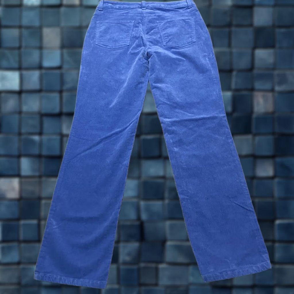 Talbots Talbots Jeans Blue Corduroy Medium Wash 8 Straight 5-Pocket Regular Rise Women’s Size 30" / US 8 / IT 44 - 1 Thumbnail