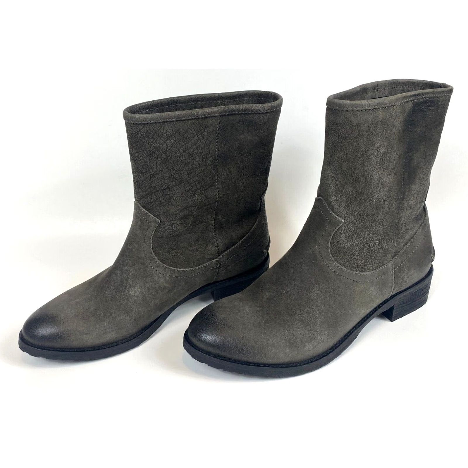 Vintage Carlo Pazolini Vera Gomma Leather Boots Women US 6.5 EU 37 Gray Leather Bootie NWOB Vintage? Size US 7 / IT 37 - 4 Thumbnail