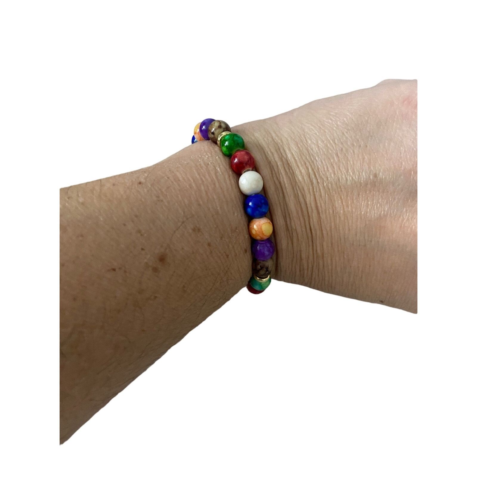 Other Rainbow bead bracelet Size ONE SIZE - 1 Thumbnail