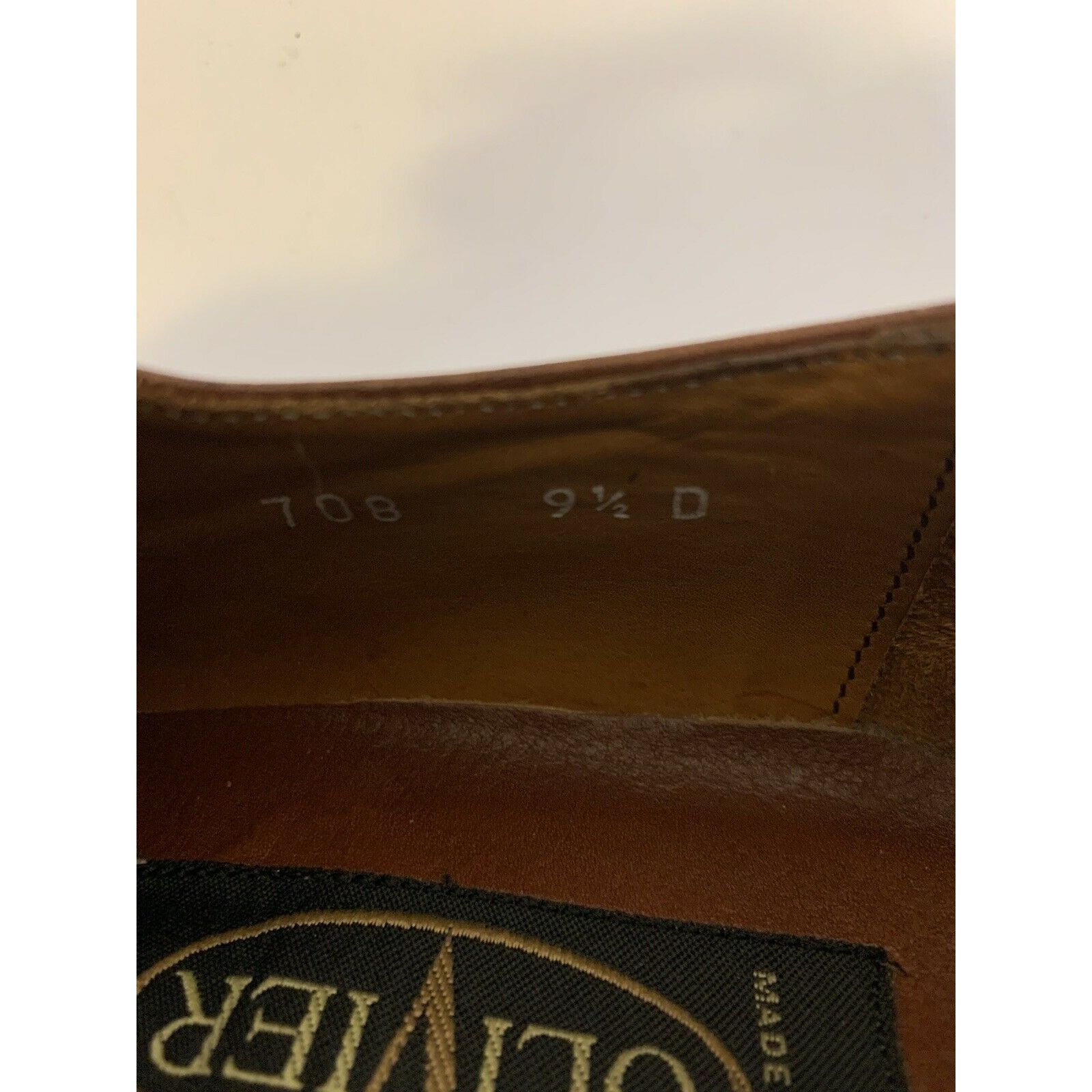 Other Olivier Men’s Sz 9 1/2 D Brown Cap Shoe Very Fine Leather Ma Size US 9.5 / EU 42-43 - 2 Thumbnail