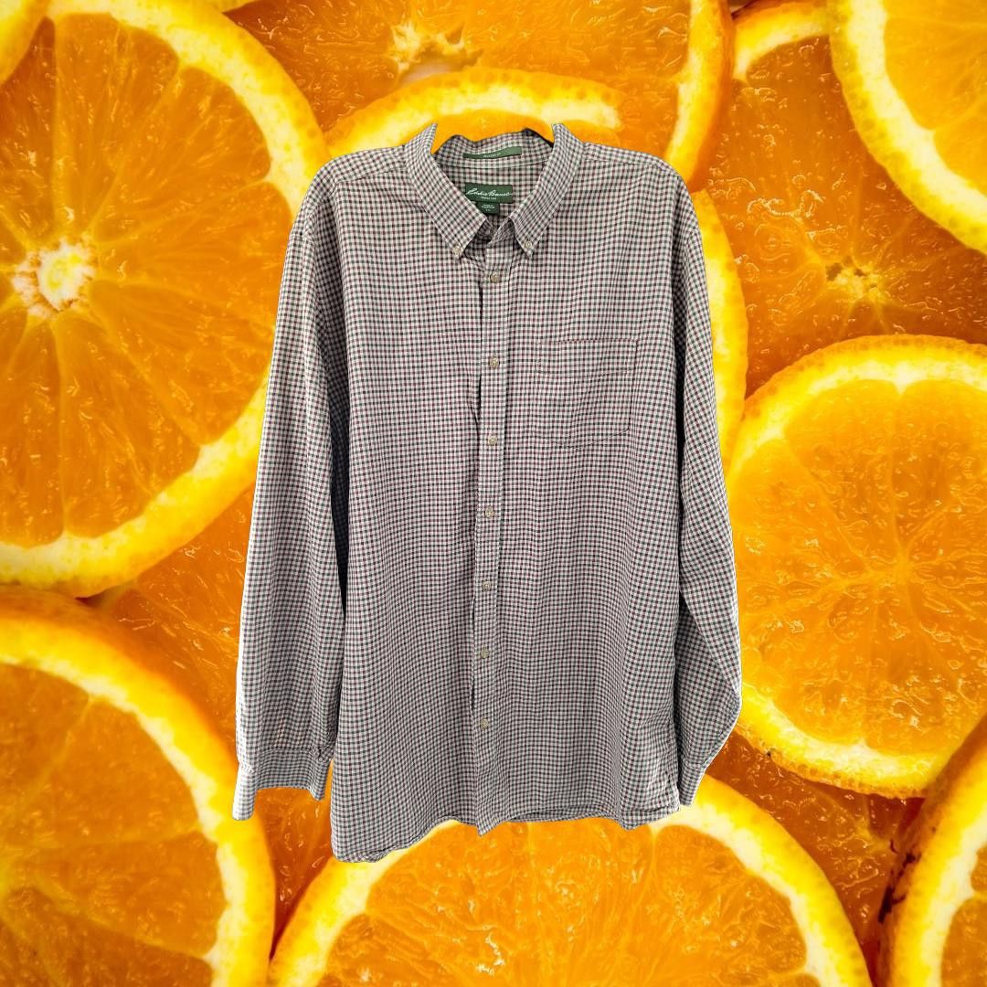 Eddie Bauer Eddie Bauer Button Down Long Sleeve Relaxed Fit 100% Cotton Size US XL / EU 56 / 4 - 1 Thumbnail