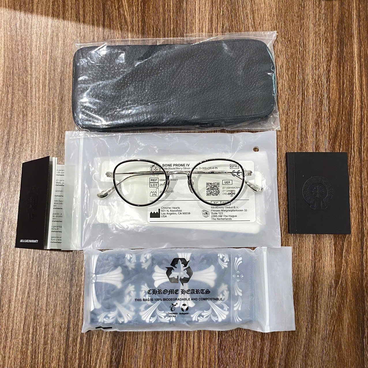 Chrome Hearts CHROME HEARTS BONE PRONE IV EYEGLASSE Size ONE SIZE - 8 Thumbnail