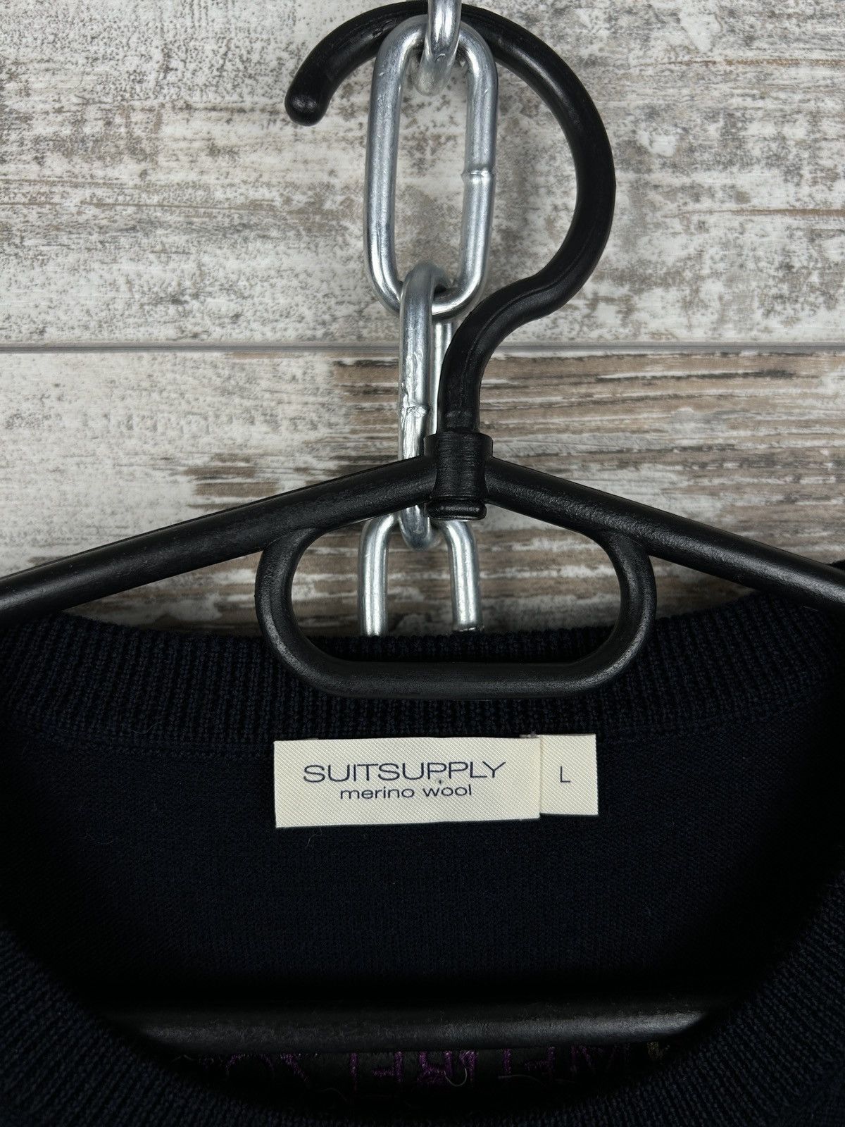 Suitsupply × Vintage Mens Suitsupply merino wool sweater luxury size L knitwear Size US L / EU 52-54 / 3 - 3 Thumbnail
