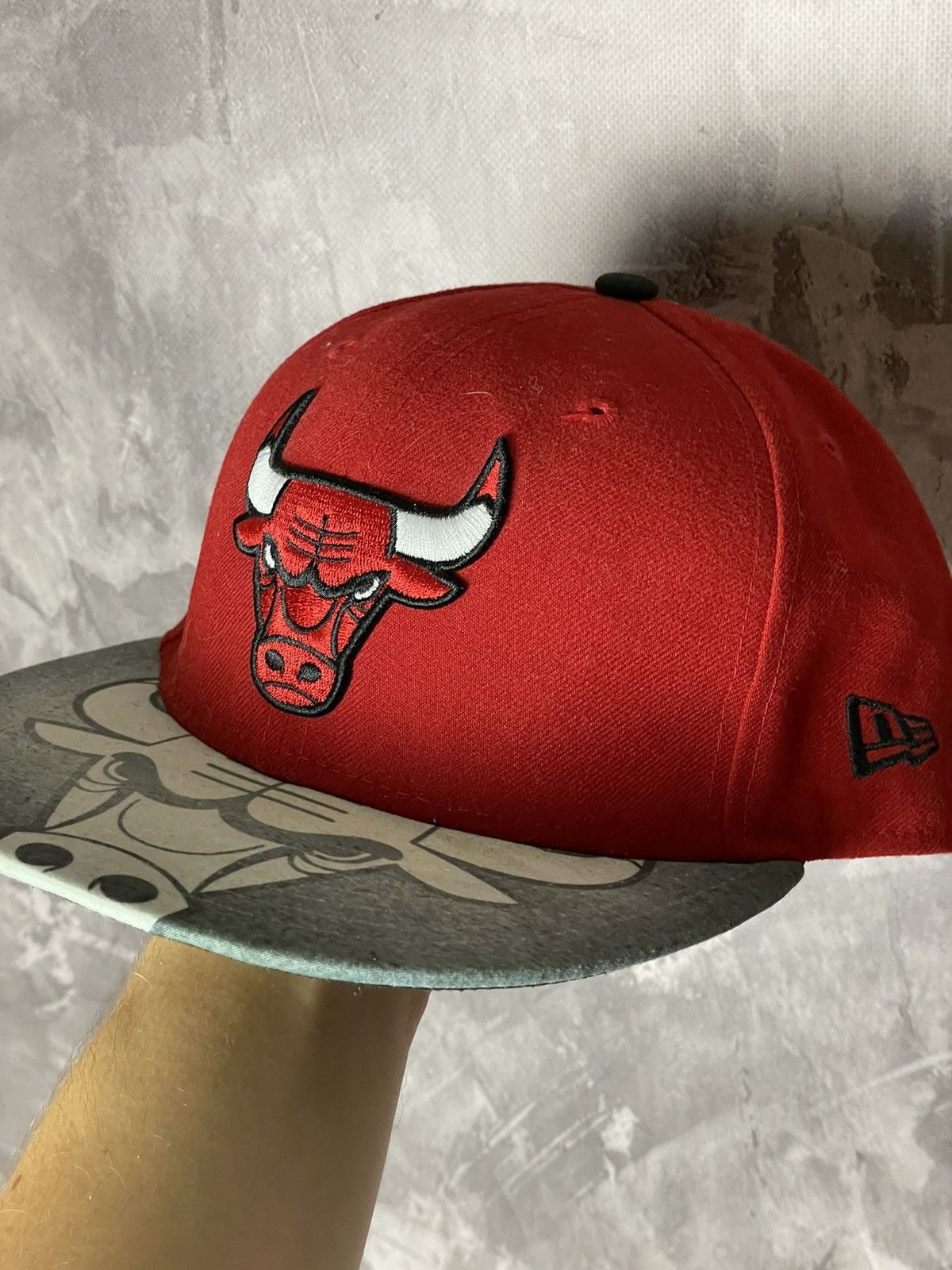 NBA × Vintage Vintage Chicago bulls 90s embroidered hat grafitty nba cap Size ONE SIZE - 3 Thumbnail
