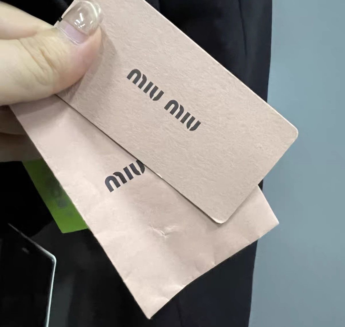 Miu Miu Miu Miu 22 Collection Black Textured Cropped Jacket J41 Size XS / US 0-2 / IT 36-38 - 5 Thumbnail