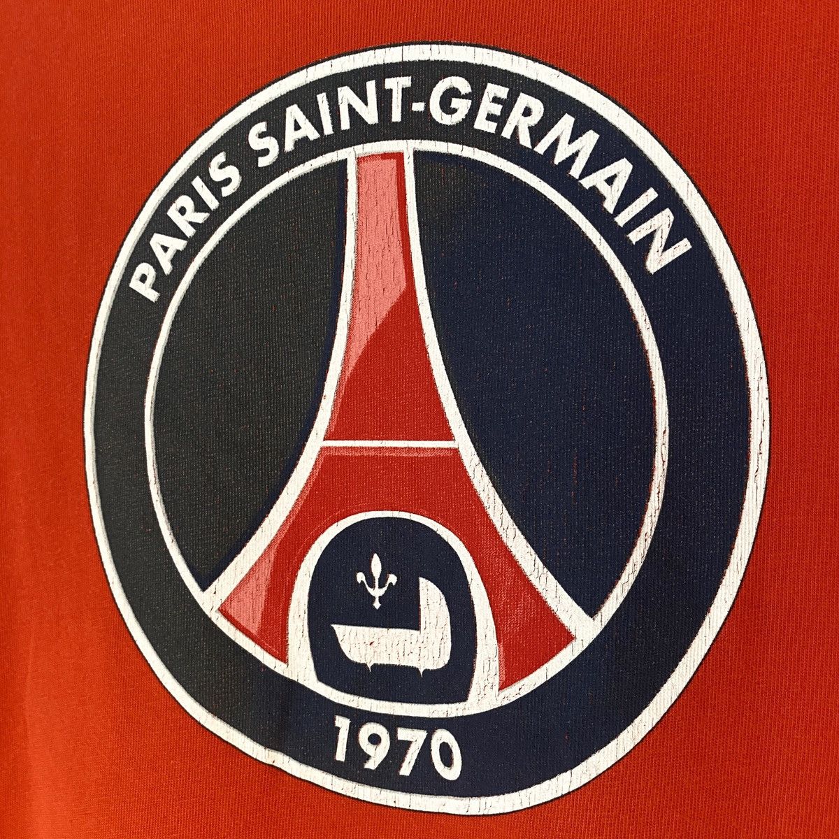 Nike PSG Paris Men Nike Big Logo Red Soccer Tee Jersey Shirt Top Size US M / EU 48-50 / 2 - 3 Thumbnail