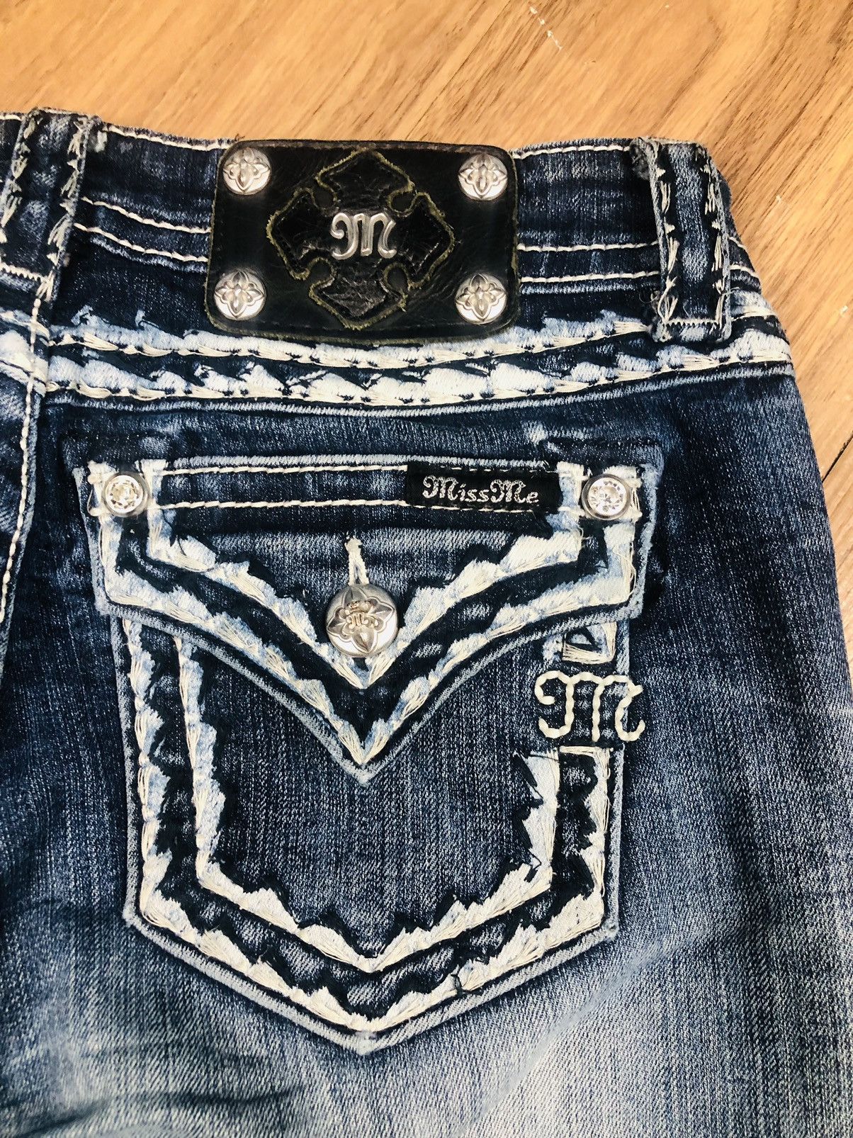 Miss Me MissMe Usa designer Jeans (37) Size 27" / US 4 / IT 40 - 19 Thumbnail