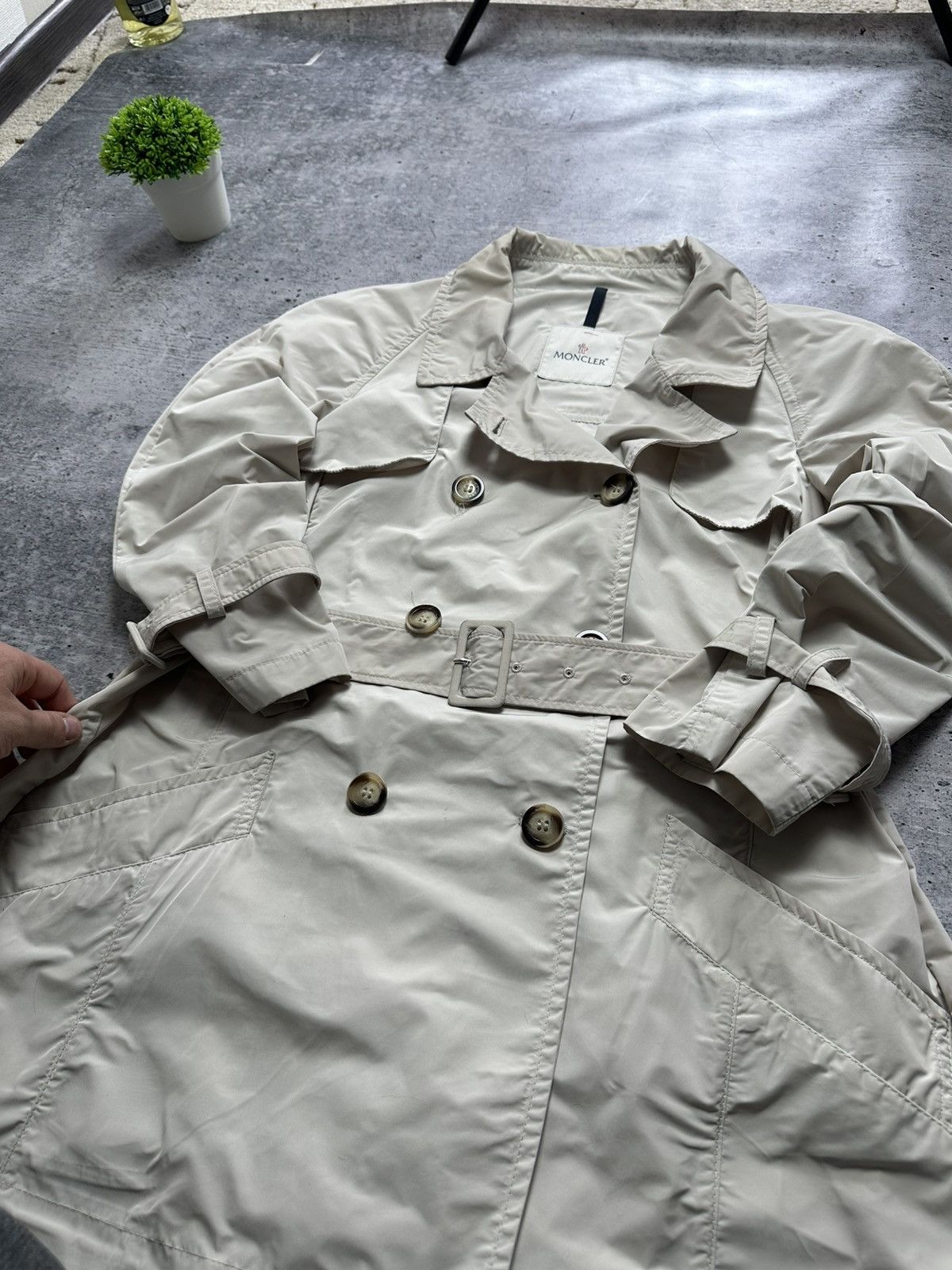 Moncler Moncler Isis Giubbotto Mid Trench Nylon Jacket Coat Size XL / US 12-14 / IT 48-50 - 8 Thumbnail