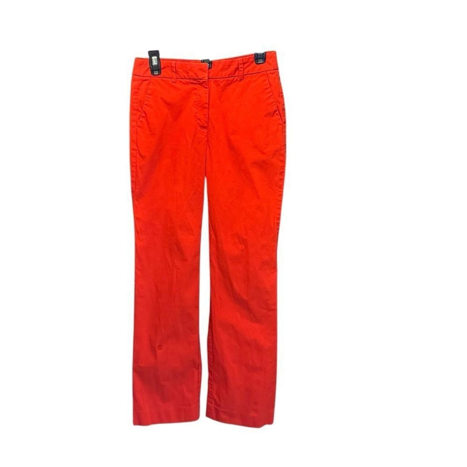 J.Crew J.Crew. Women's Sailor-Slim Wide Pants in Red. Size 4. Size 27" / US 4 / IT 40 - 1 Thumbnail