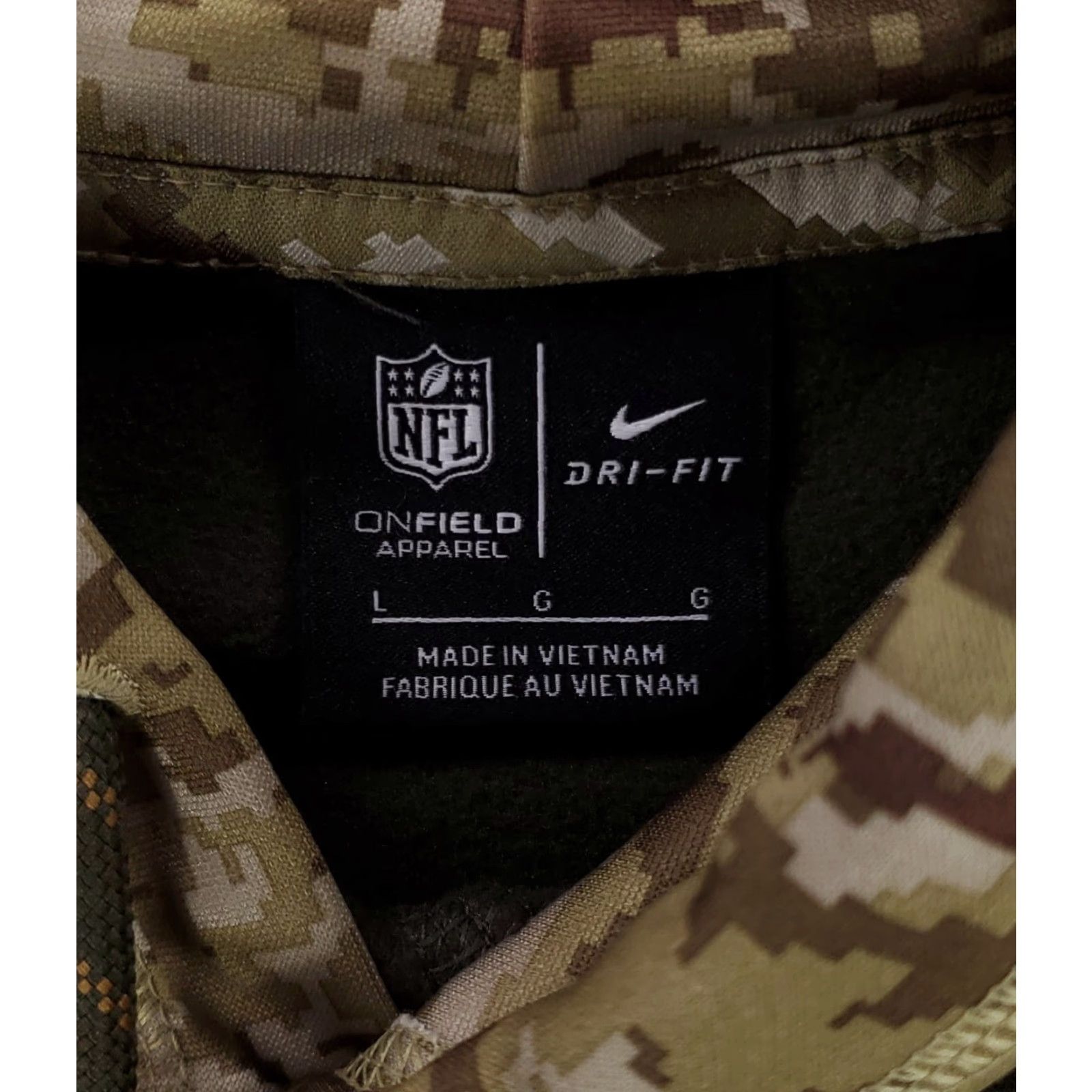 Nike **Nike New Orleans Saints Men's L Size Onfield Camo Hoodie** User: **New Orleans Saints Nike Men's L Size Onfield Camo Hoodie** Size US L / EU 52-54 / 3 - 5 Thumbnail