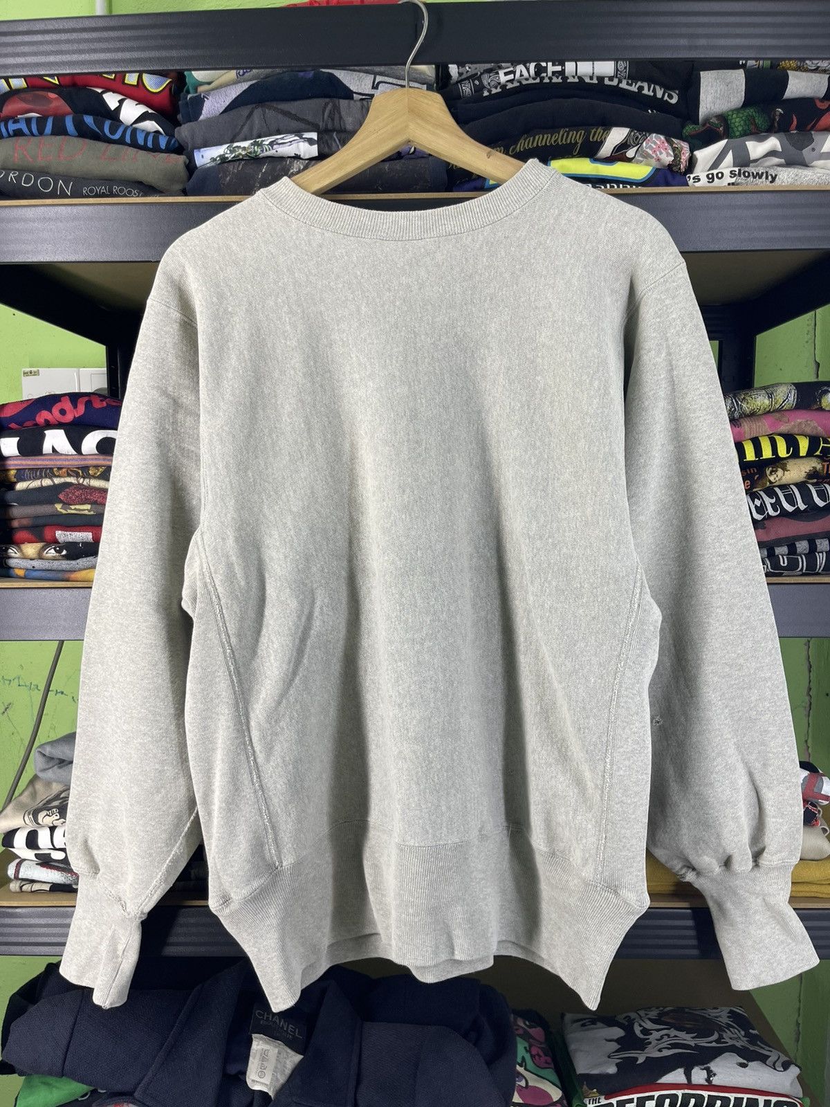 Champion Vintage Champion Reverse Weave Small Logo Grey Sweatshirt Size US M / EU 48-50 / 2 - 7 Thumbnail