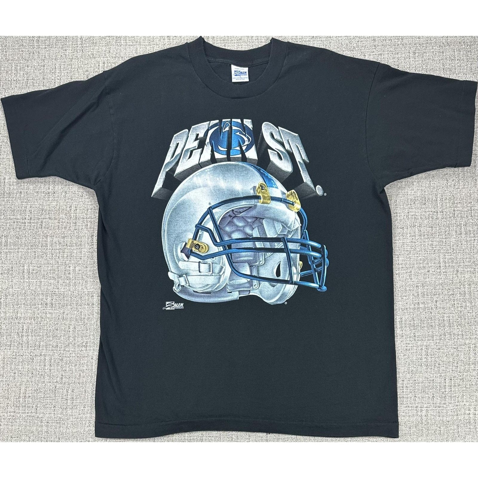 Salem Sportswear Penn State Nittany Lions Shirt Sz L Helmet NCAA Salem 90s Size US XL / EU 56 / 4 - 1 Thumbnail