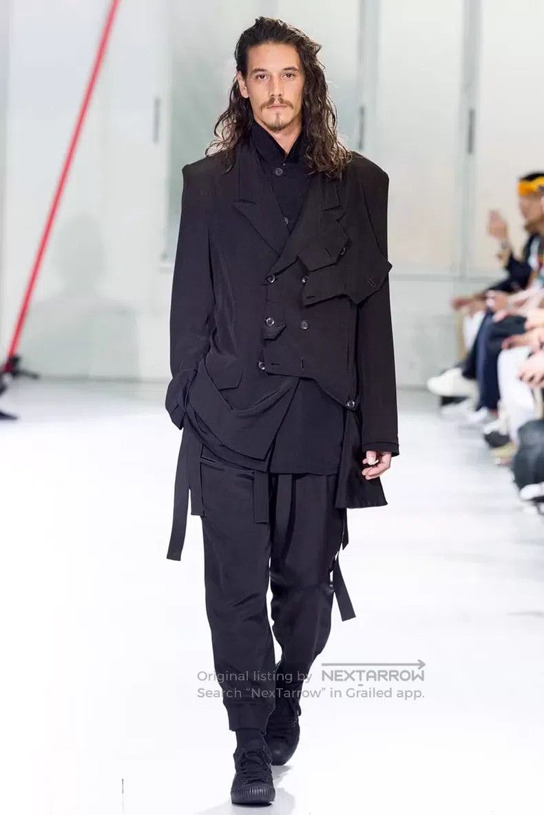 Yohji Yamamoto Yohji Yamamoto size 2 20 SS deconstructed blazer Size 36R - 2 Thumbnail