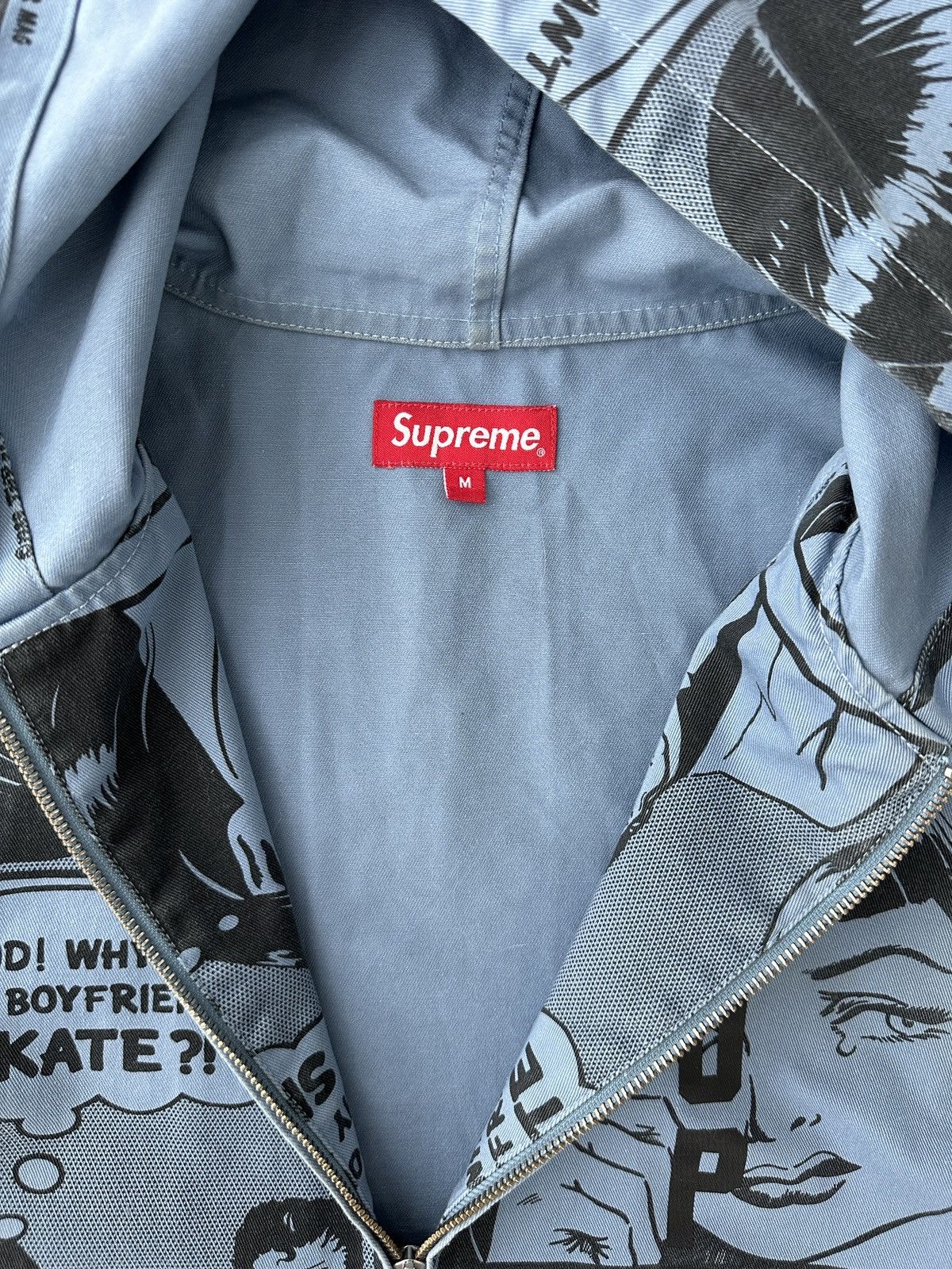 Supreme Supreme x Thrasher Boyfriend Hooded Jacket Blue Size US M / EU 48-50 / 2 - 8 Thumbnail