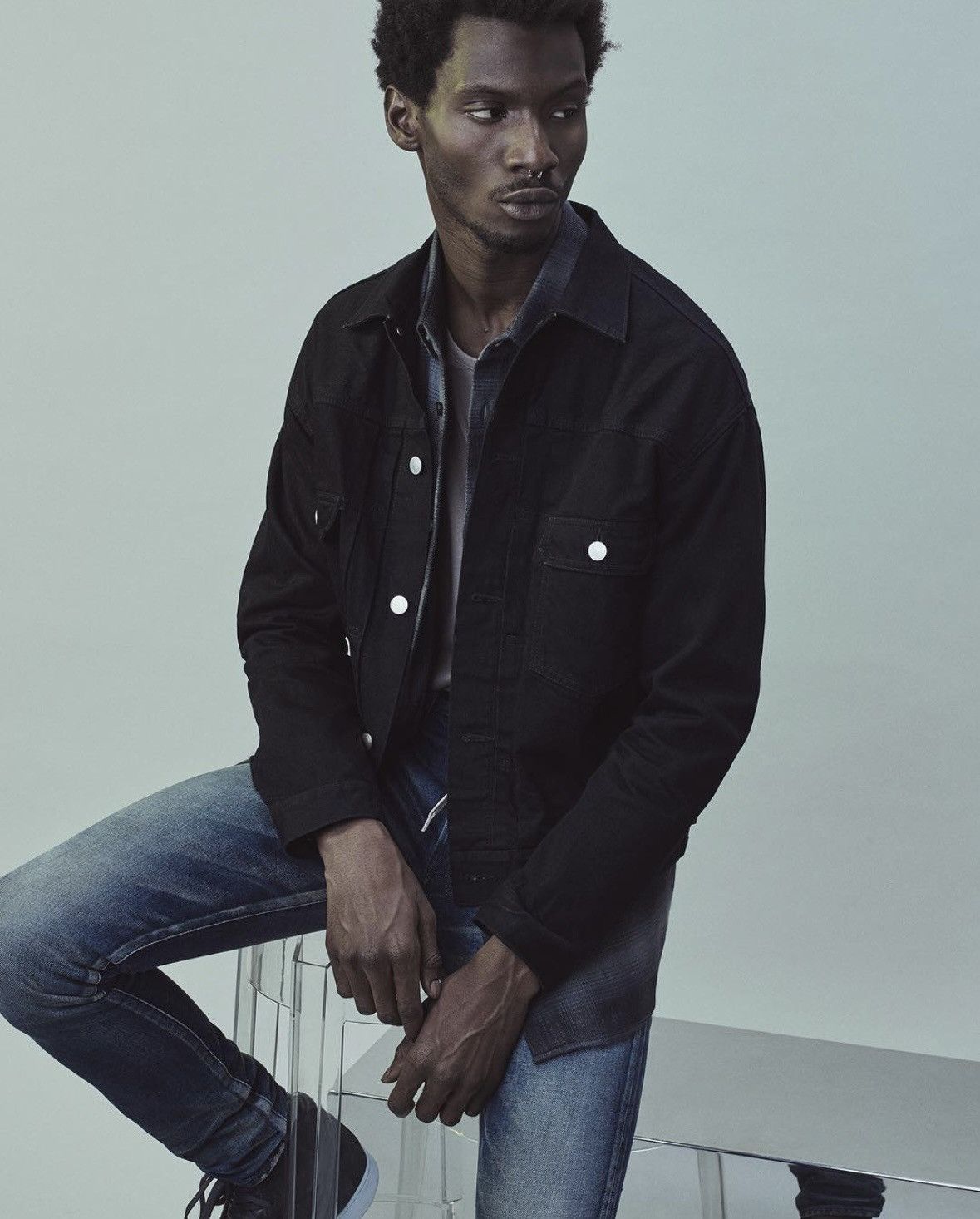 John Elliott John Elliott Raw Obsidian Type 2 Jacket - Size Small Size US S / EU 44-46 / 1 - 1 Thumbnail