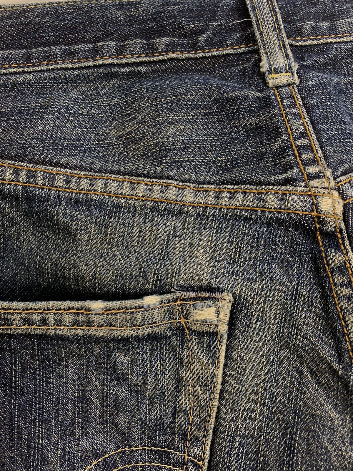 Other Levi’s Strauss Lot 503 Selvedge Indigo Distressed Denim Size US 30 / EU 46 - 15 Thumbnail