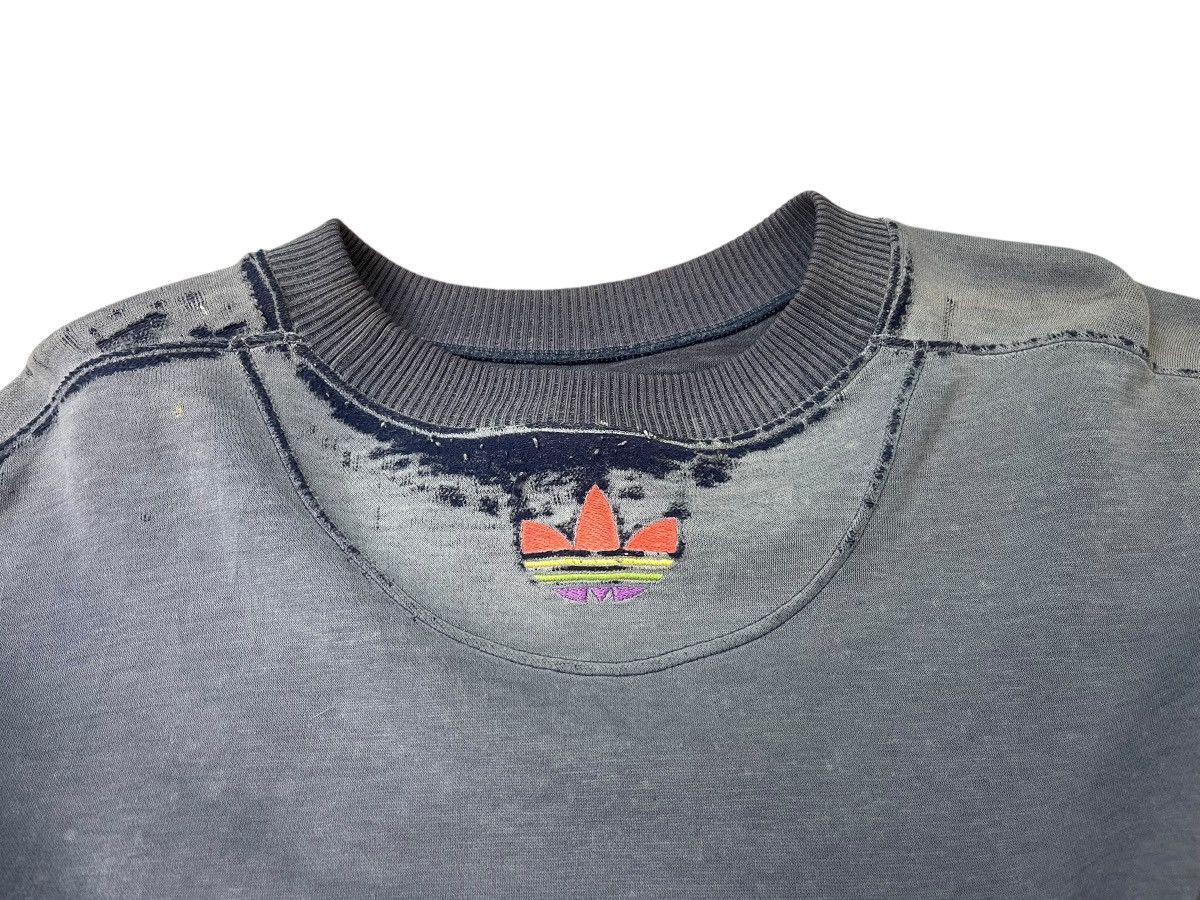 Adidas Vintage Adidas Faded Distressed Sweatshirt Streetwear Size US L / EU 52-54 / 3 - 4 Thumbnail