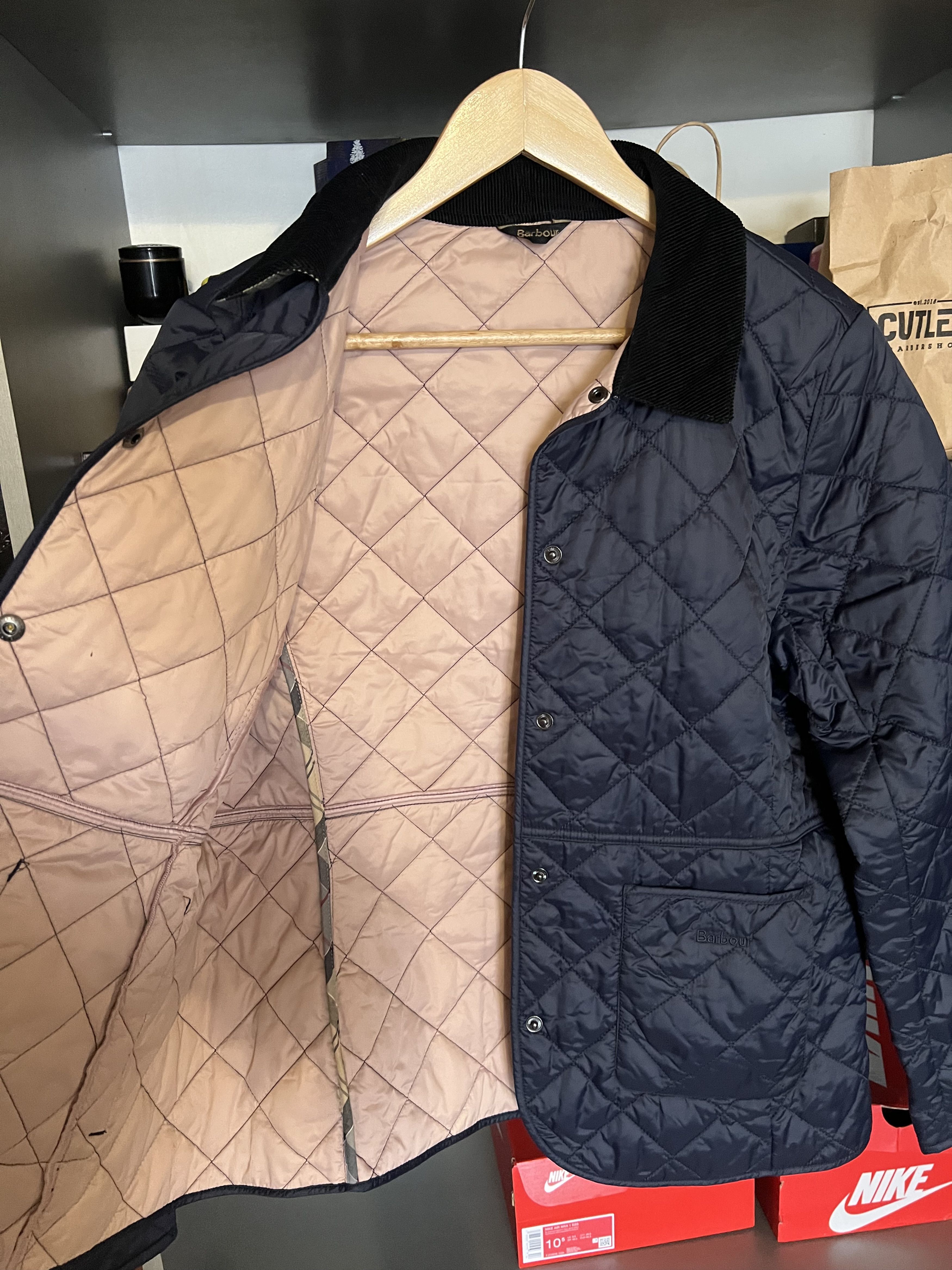 Barbour Vintage Barbour International Deveron Quilt Casual Jacket Size XL / US 12-14 / IT 48-50 - 3 Thumbnail