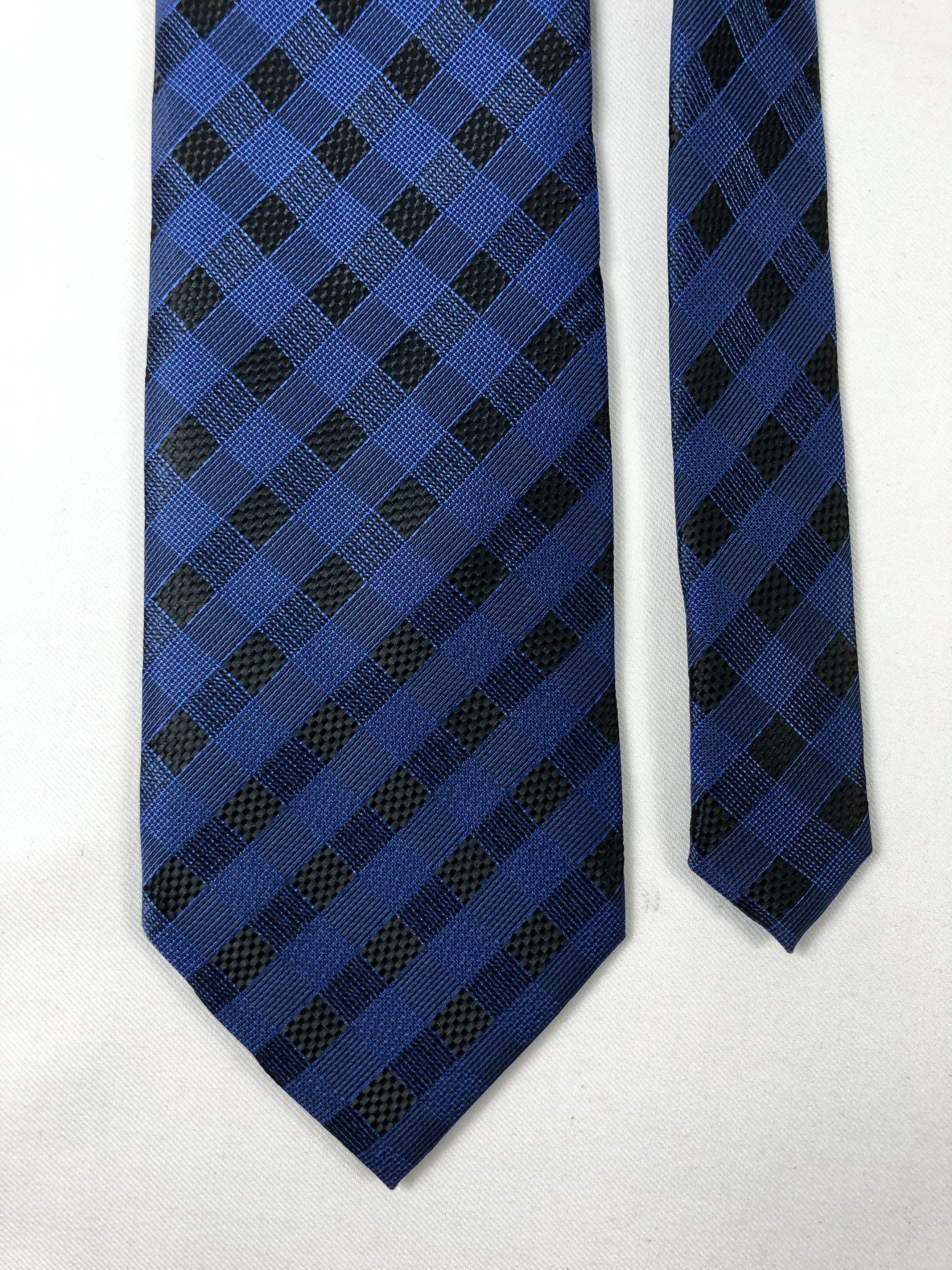 Giorgio Armani Giorgio Armani Cravatte Checkered Silk Tie Made in Italy Size ONE SIZE - 3 Thumbnail