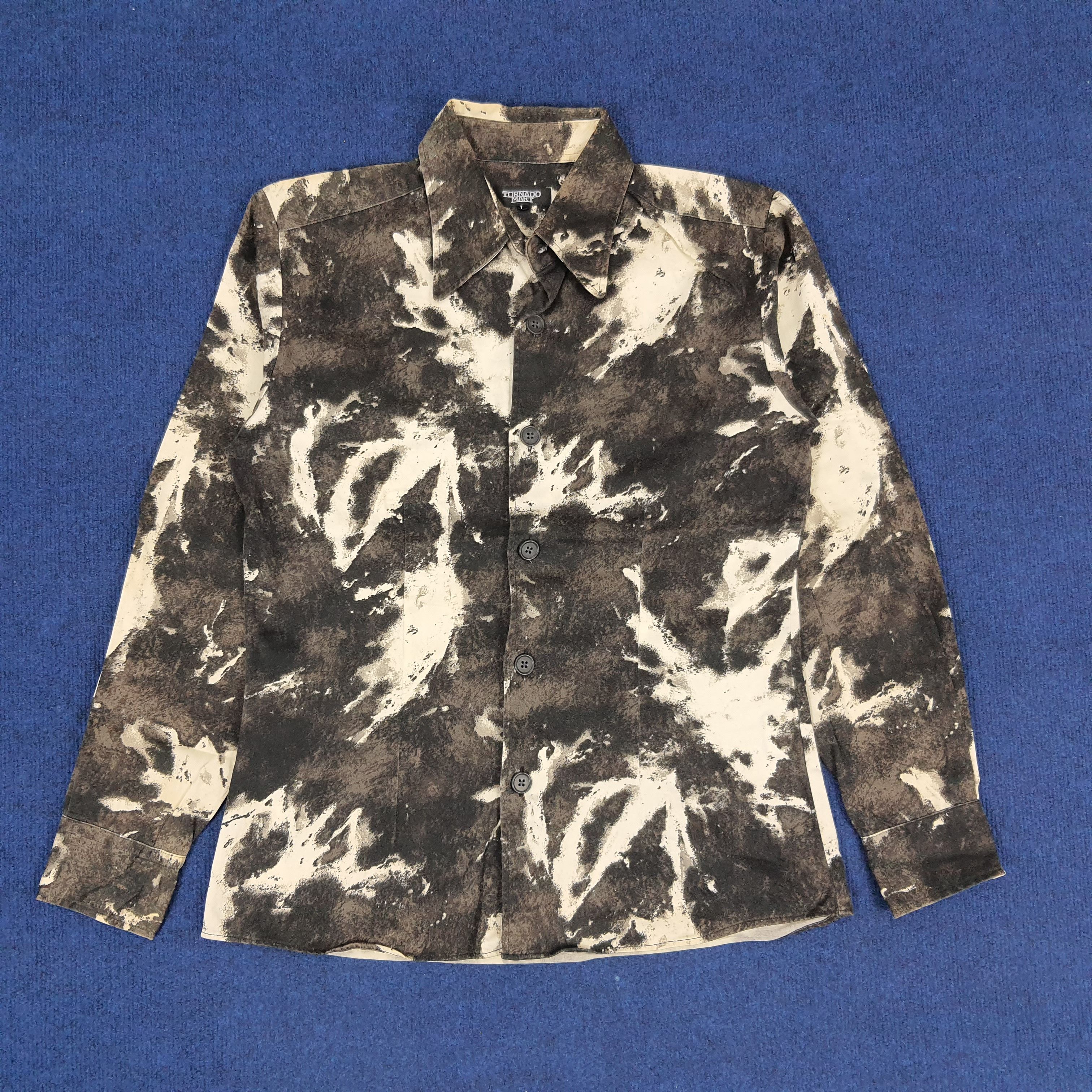 Japanese Brand × Tornado Mart × Vintage Vintage Tornado Mart Japanese Button Up Shirts Size S / US 4 / IT 40 - 1 Thumbnail