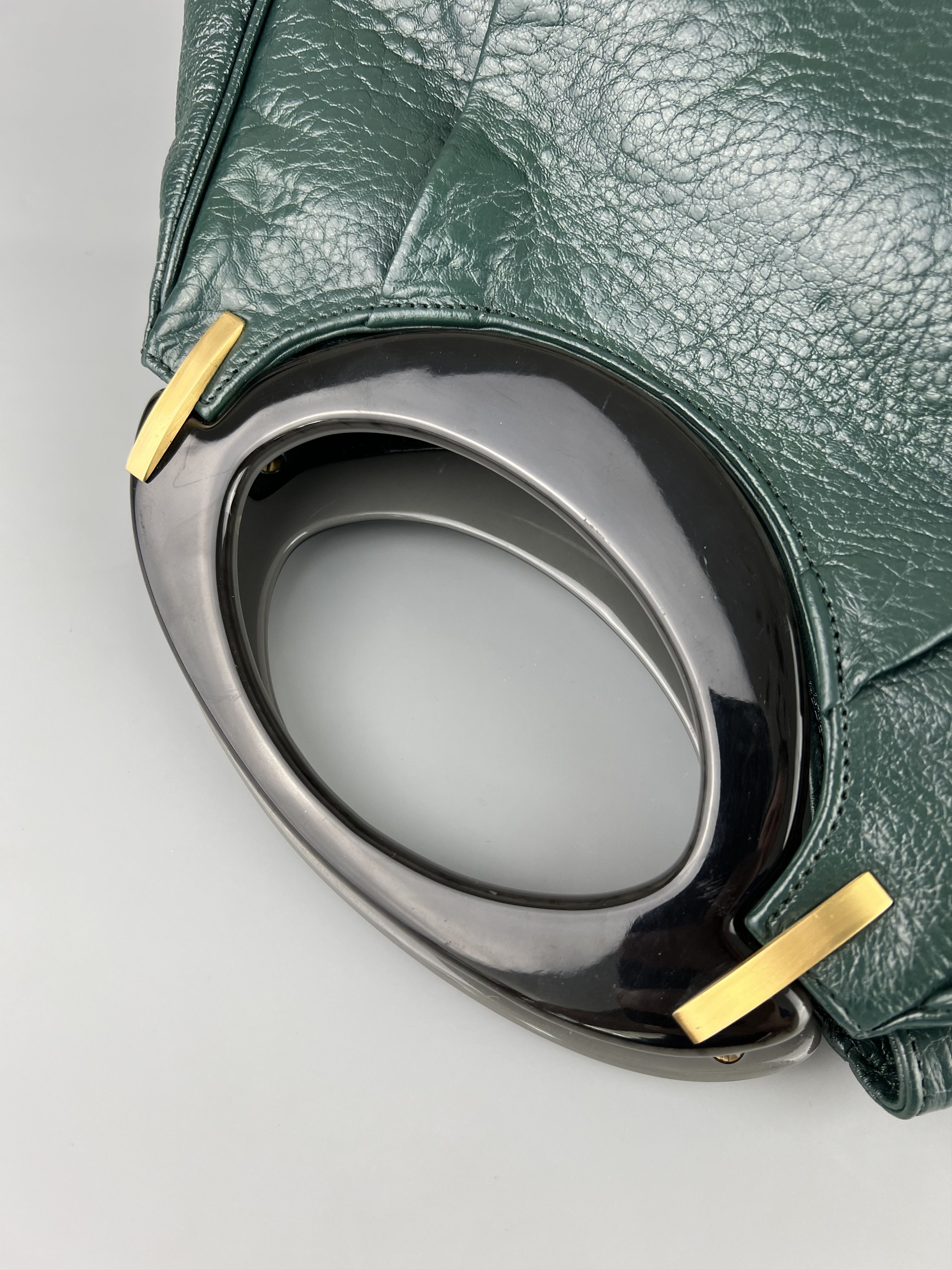 Leather Marni Green Leather Handbag Size ONE SIZE - 9 Thumbnail