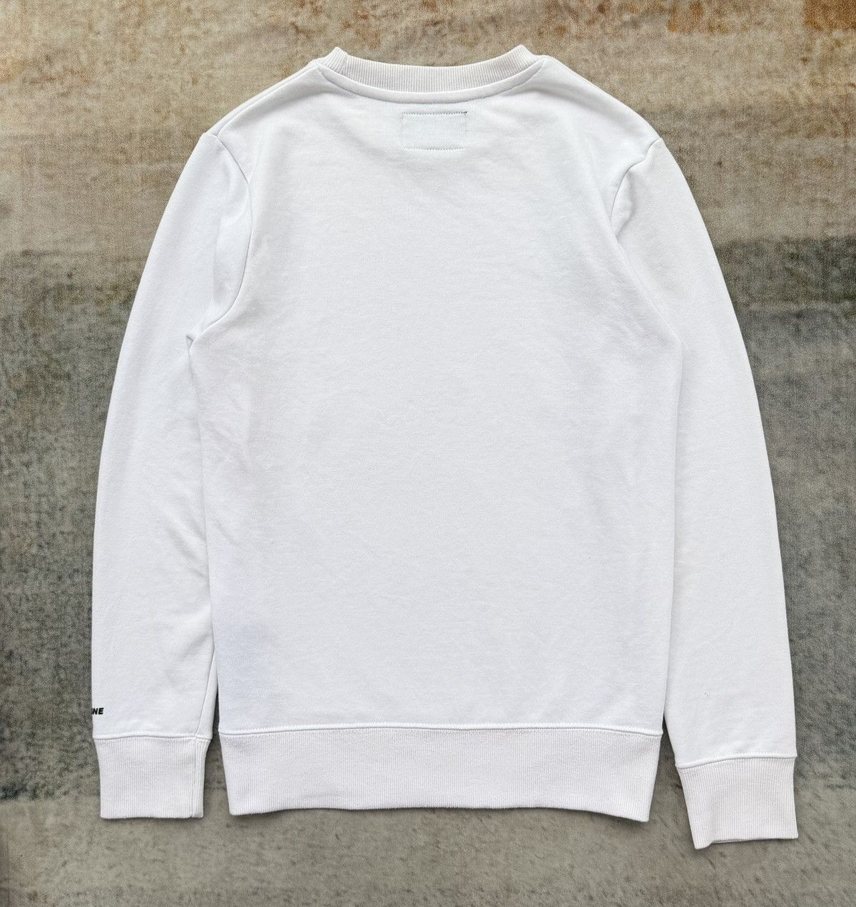 Number (N)ine NUMBER (N)INE Denim Spellout White Crewneck Size US S / EU 44-46 / 1 - 10 Thumbnail