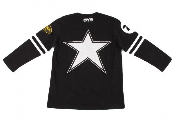 Junya Watanabe Long Sleeve Printed Logo Cotton Tshirt Black Size US M / EU 48-50 / 2 - 7 Thumbnail