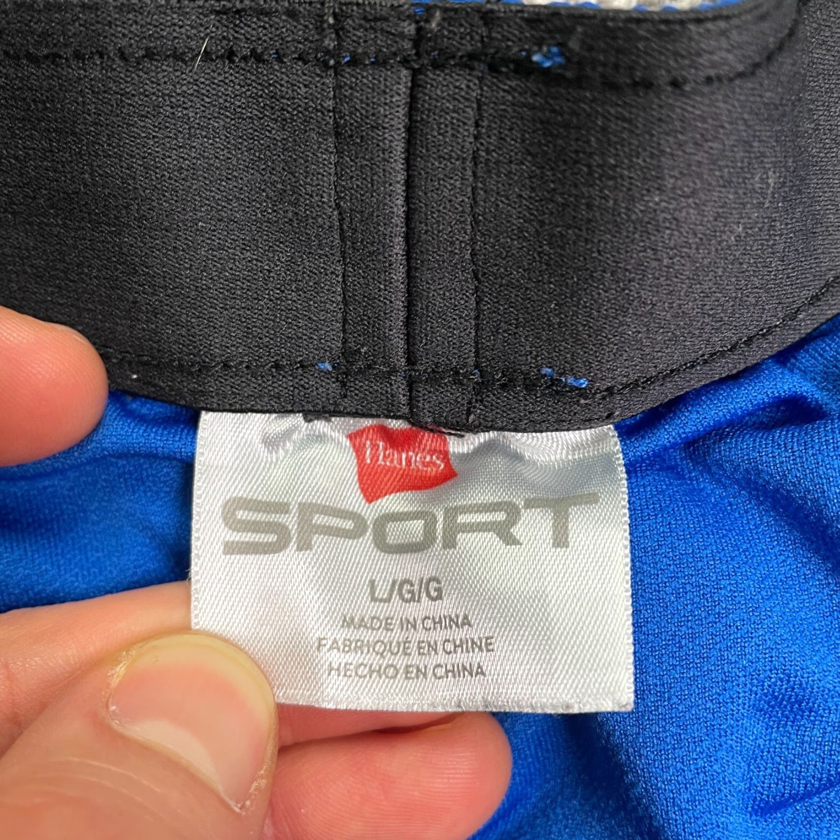 Hanes Hanes Sports Active Shorts Womens Large Blue Elastic Gym Athletic Running 33x3.5 Size 36" / US 14 / IT 50 - 4 Thumbnail