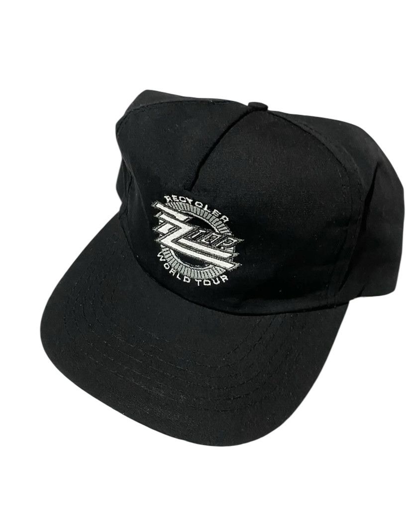 vintage zz top recycler world tour hat jeff beck rick rubin