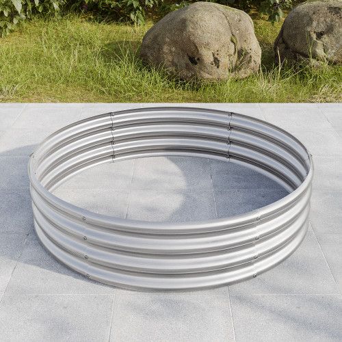Designer × Homemade 47.24*11.4" Tall Round Raised Garedn Bed,Metal Raised Beds f Size US L / EU 52-54 / 3 - 4 Thumbnail