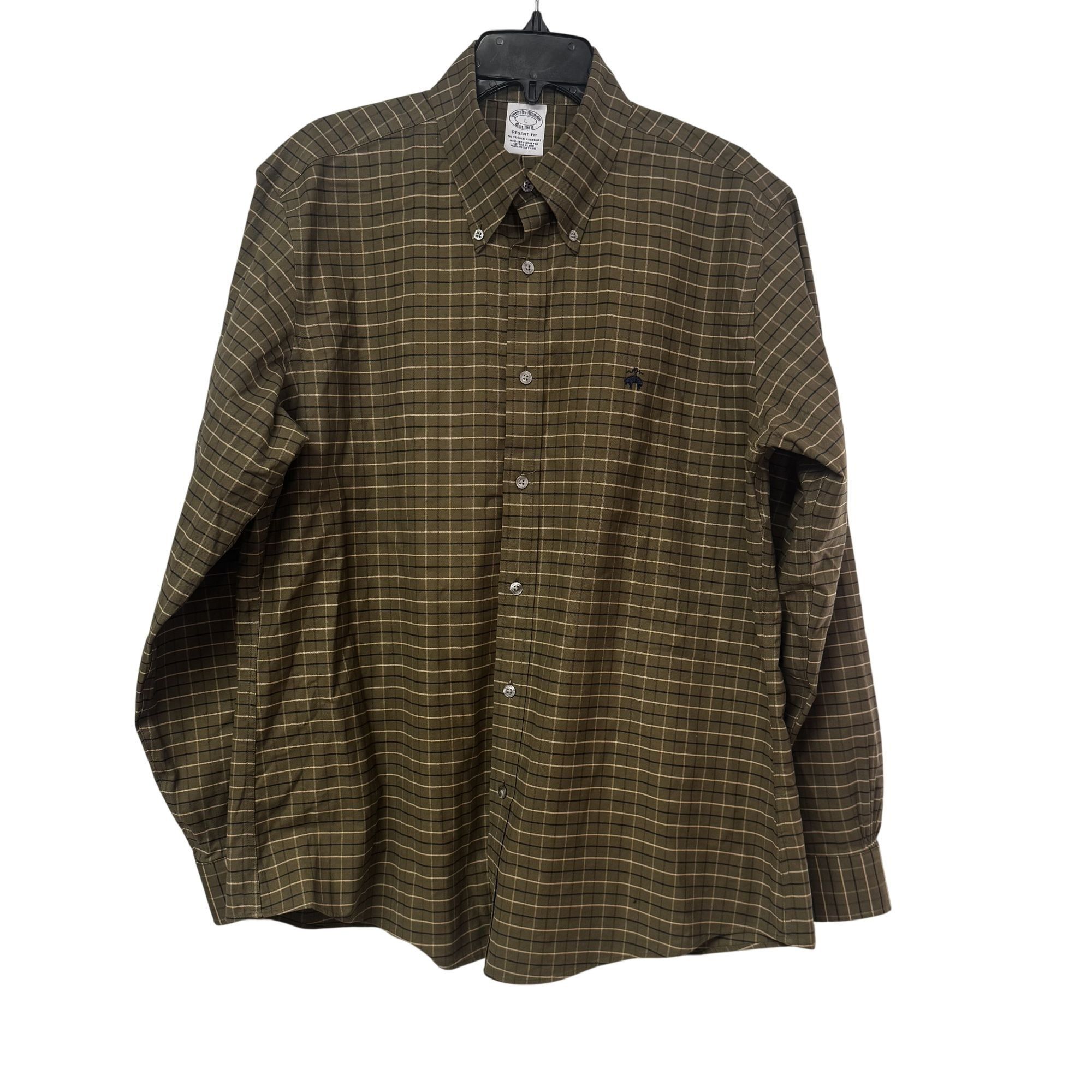 Brooks Brothers Brooks Brothers Shirt Regent Fit Mens Size Large Logo Size US L / EU 52-54 / 3 - 1 Thumbnail