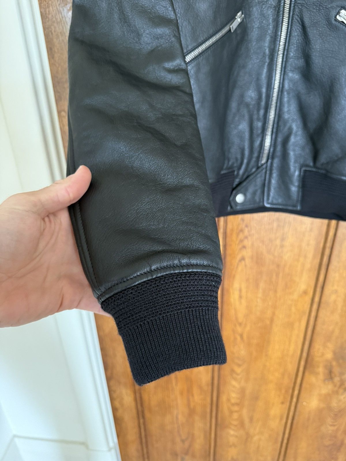 Saint Laurent Paris FW19 Saint Laurent multi zip leather bomber teddy jacket 46 Size US S / EU 44-46 / 1 - 13 Thumbnail