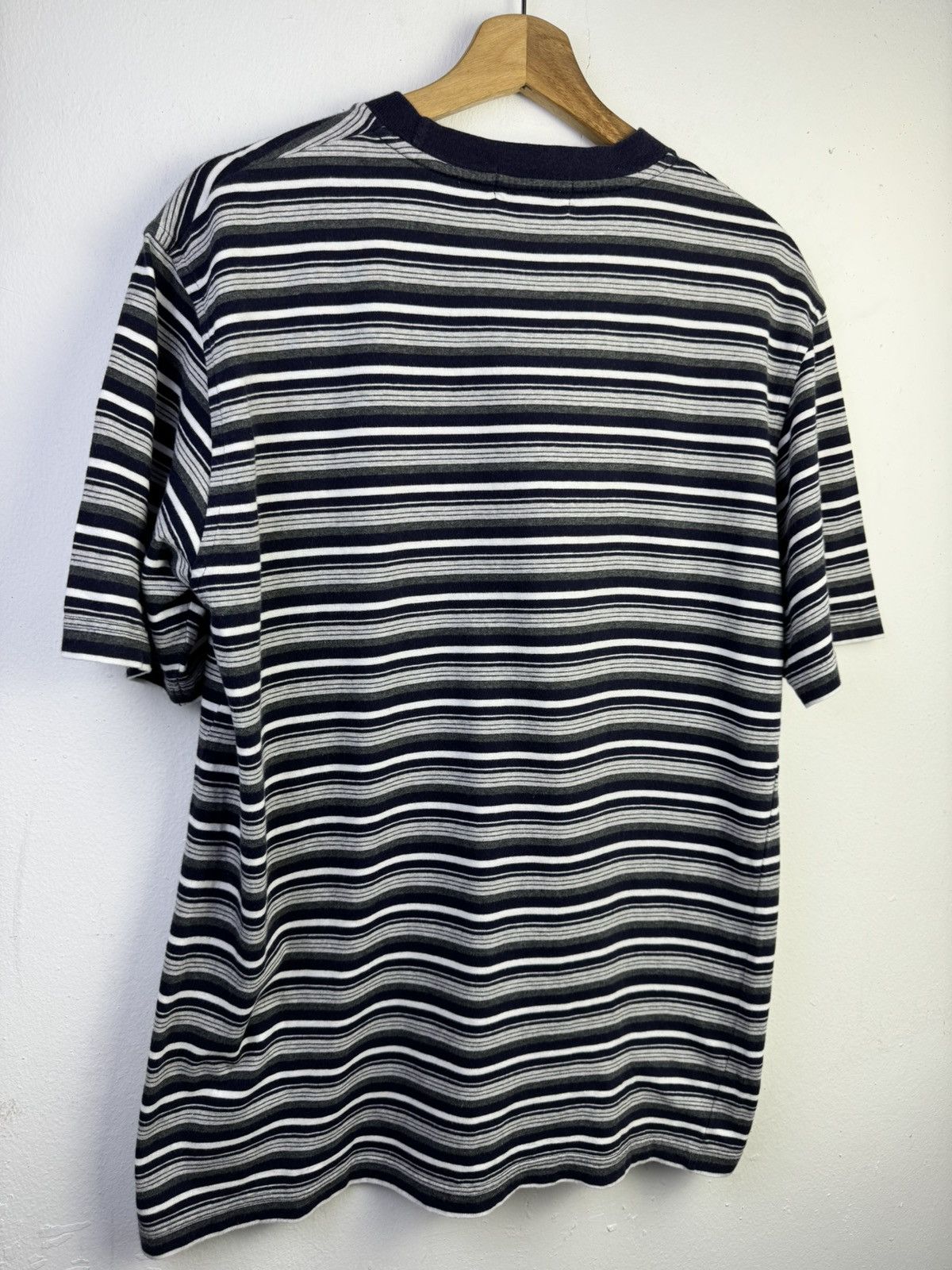 Yves Saint Laurent vintage Yves Saint Laurent striped t-shirt pocket Logo Size US M / EU 48-50 / 2 - 8 Thumbnail