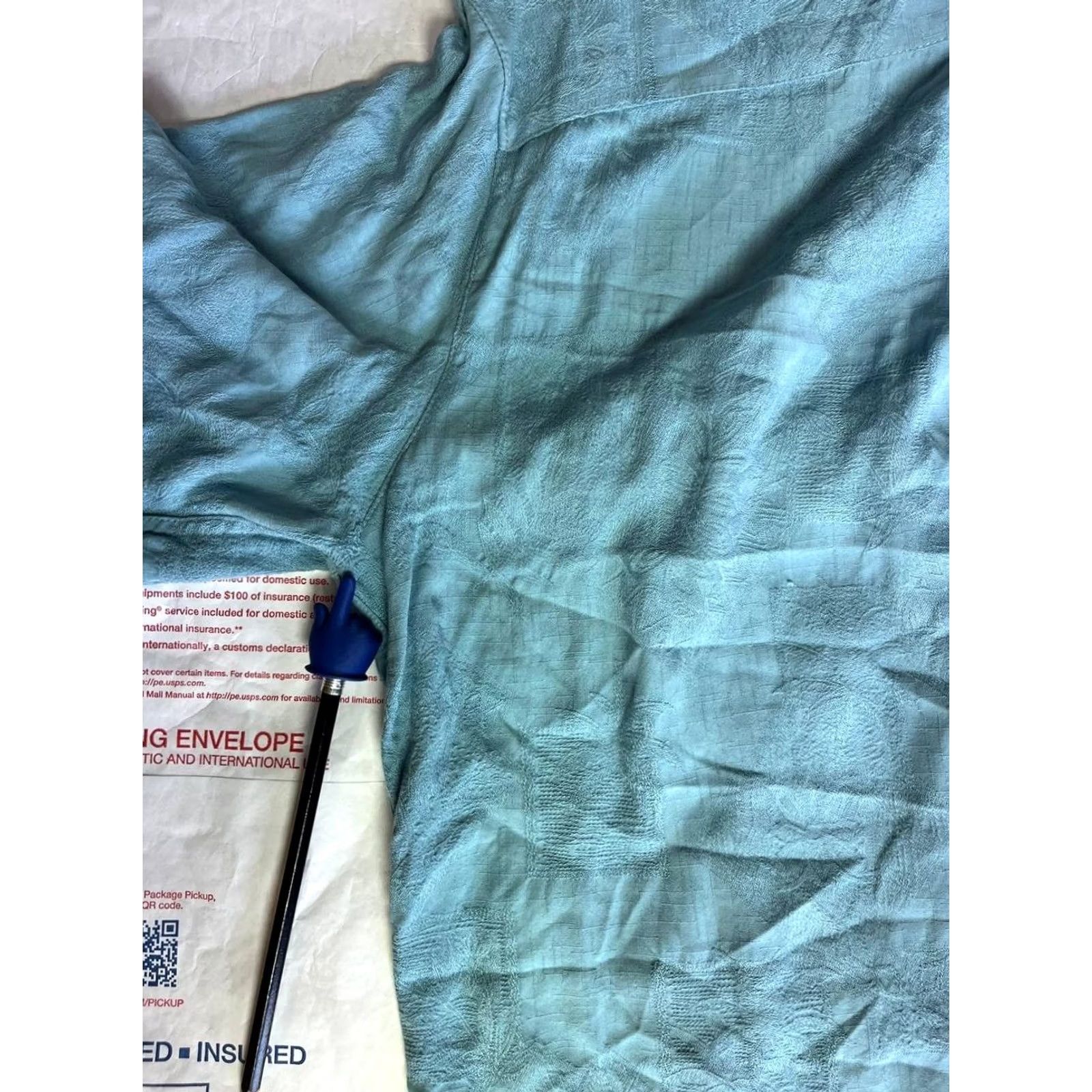 Vintage Batik Bay Mens Medium Blue Rayon Polyester Blend Short Sleeve Casual Shirt Size US M / EU 48-50 / 2 - 5 Thumbnail