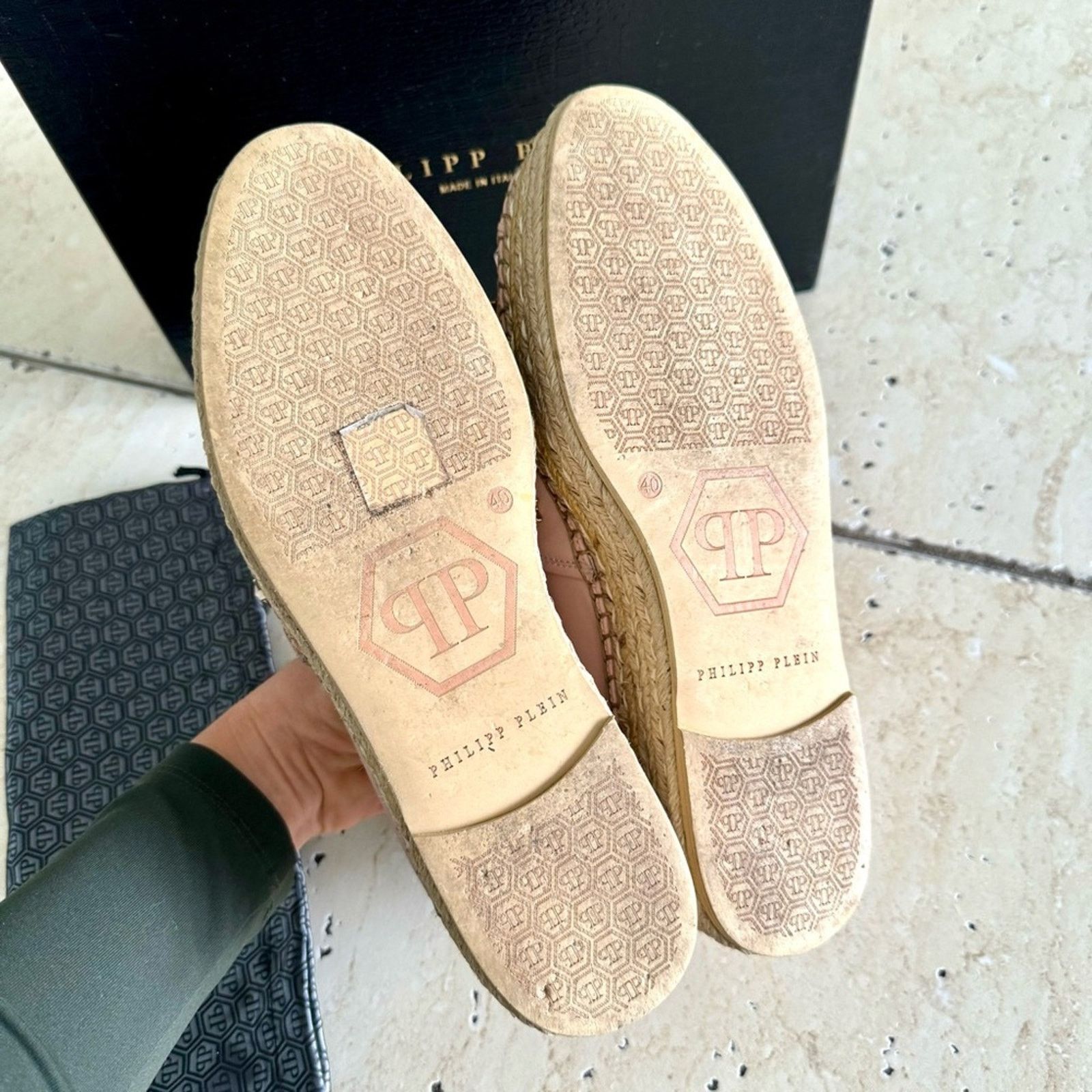 Philipp Plein PHILIPP PLEIN Espadrille, blush pink, Size 40, Authentic Size US 10 / IT 40 - 13 Thumbnail