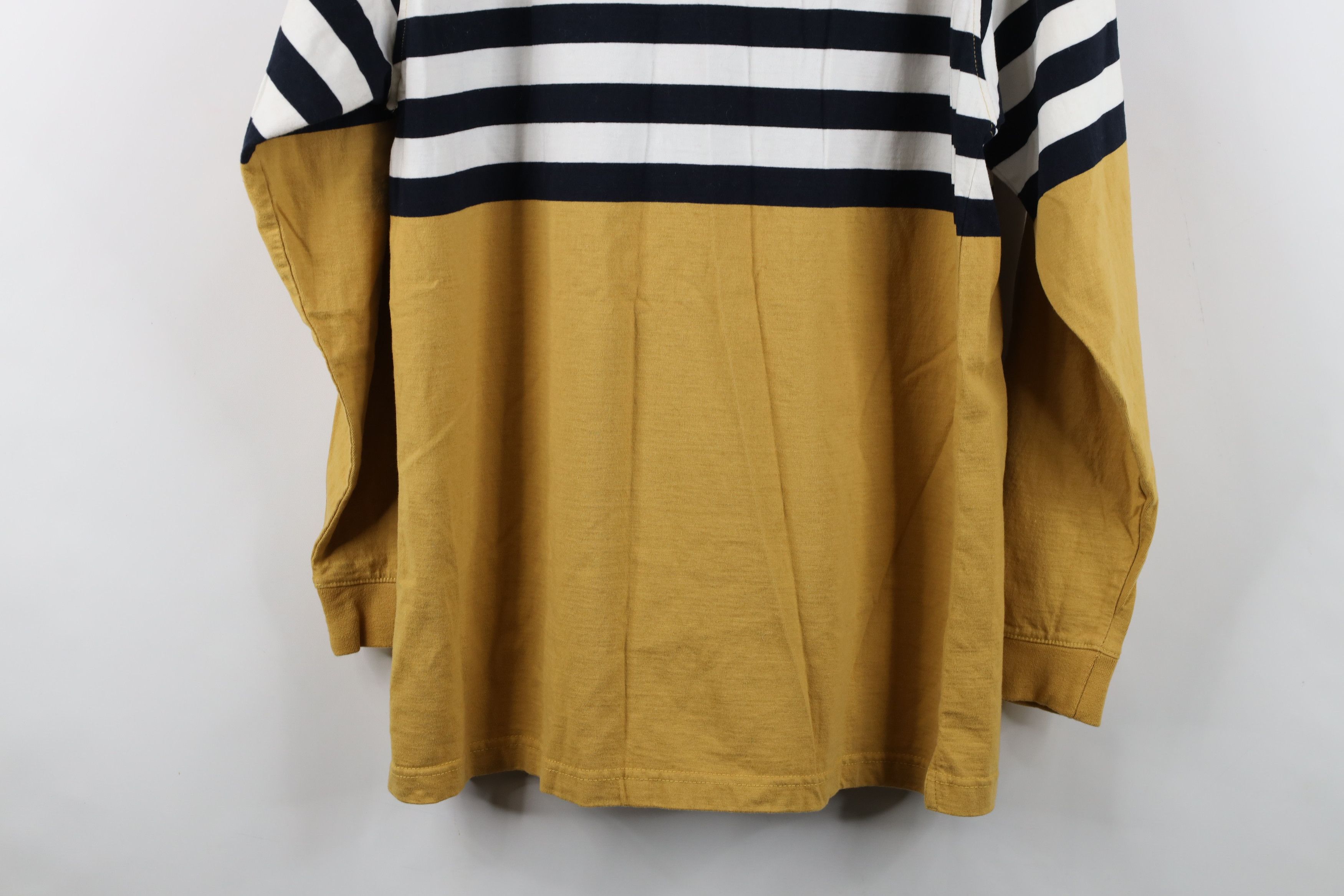 Vintage Vintage 90s Streetwear Striped Long Sleeve Rugby Polo Shirt Size US L / EU 52-54 / 3 - 13 Thumbnail