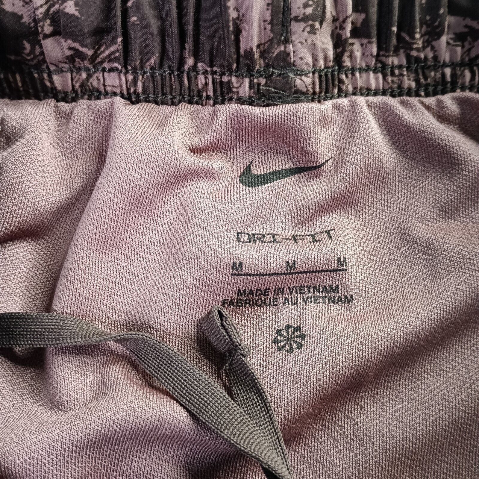 Nike Nike Womens Smokey Mauve Tempo Printed Running Shorts Size M Size 30" / US 8 / IT 44 - 3 Thumbnail