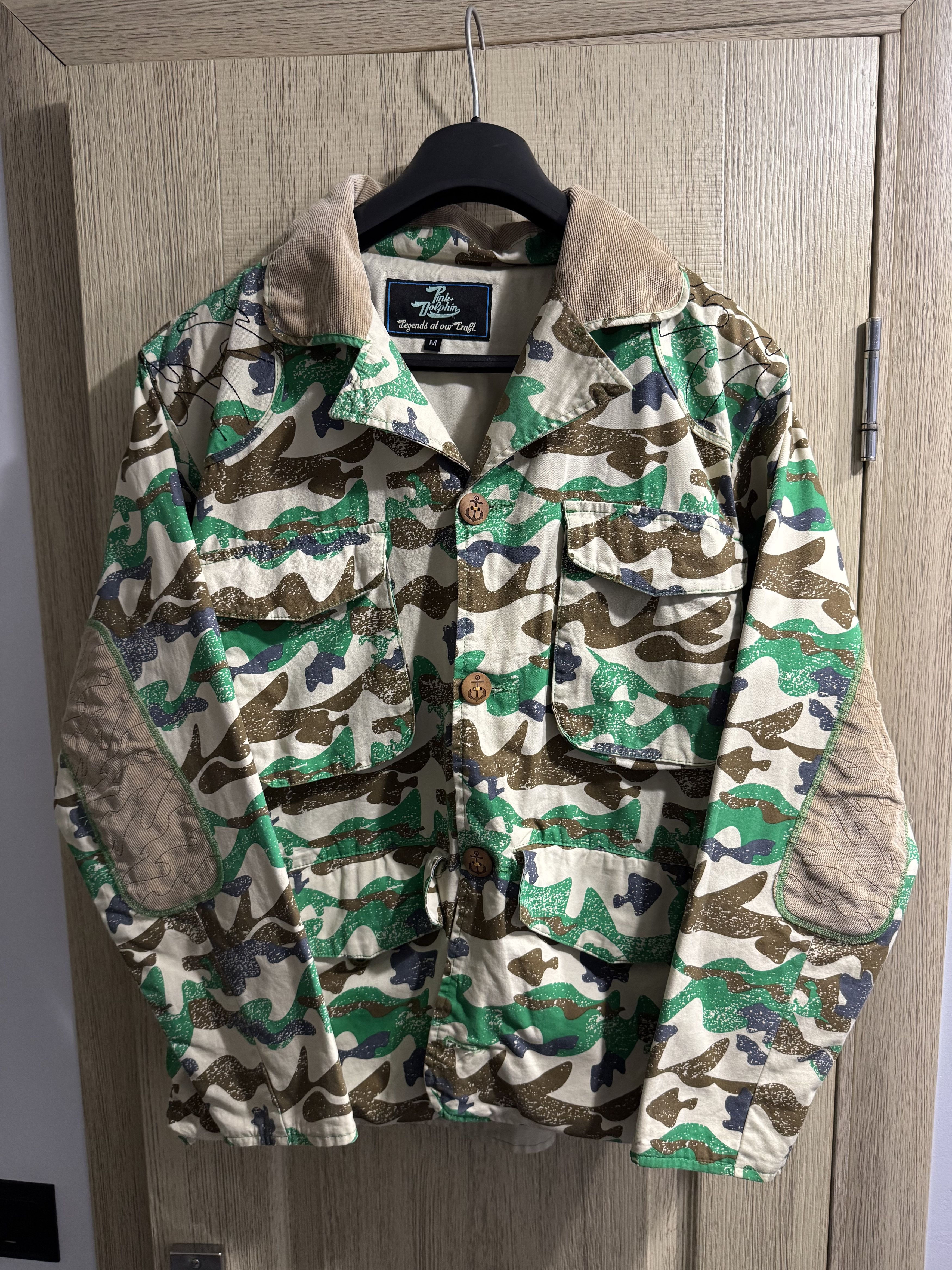 Pink Dolphin Pink Dolphin Multipocket Camo Jacket Military Style Size US M / EU 48-50 / 2 - 3 Thumbnail