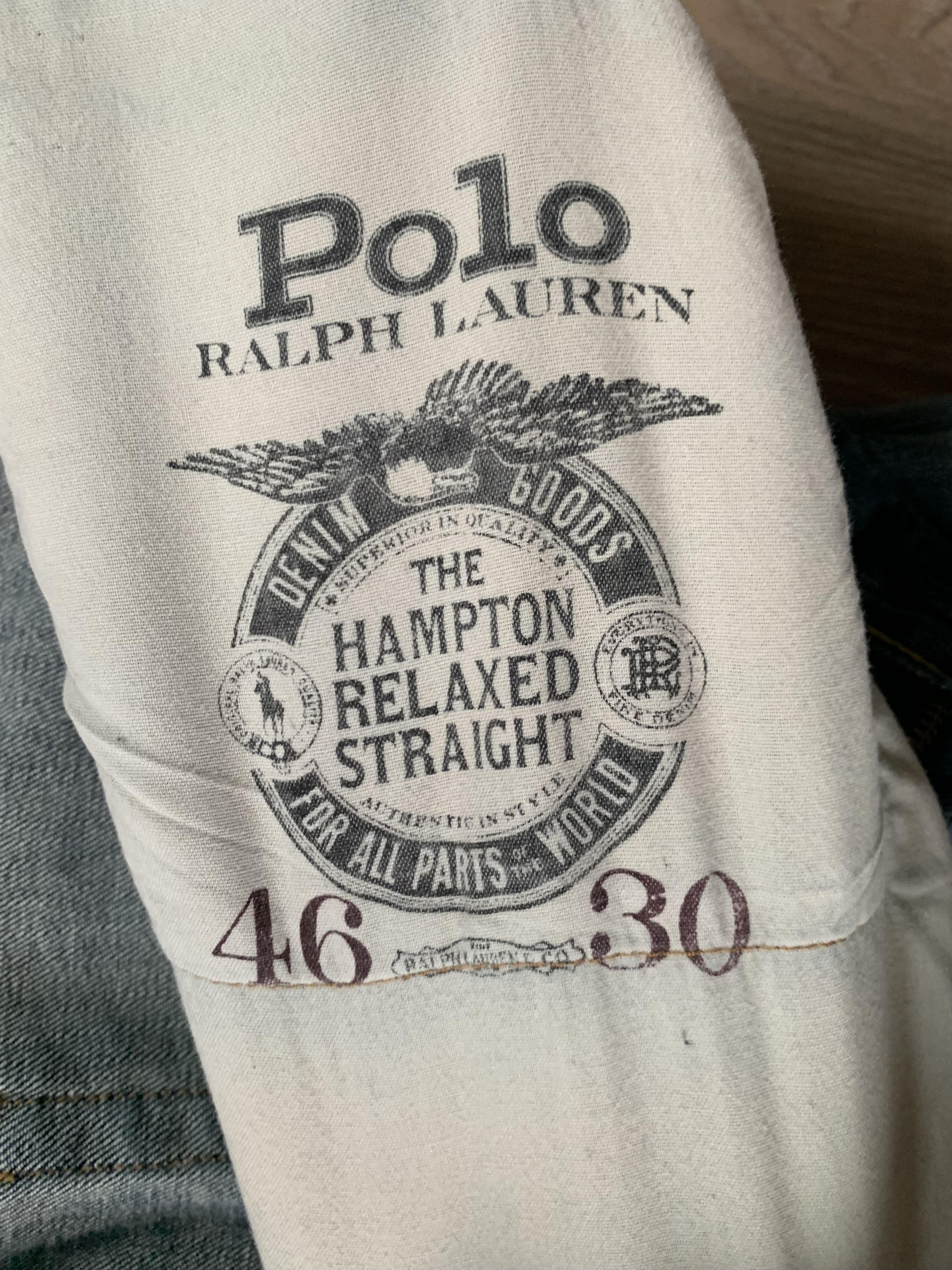 Denime × Polo Ralph Lauren × Ralph Lauren Polo Ralph Lauren Blue Denim Jeans Size US 44 / EU 60 - 8 Thumbnail