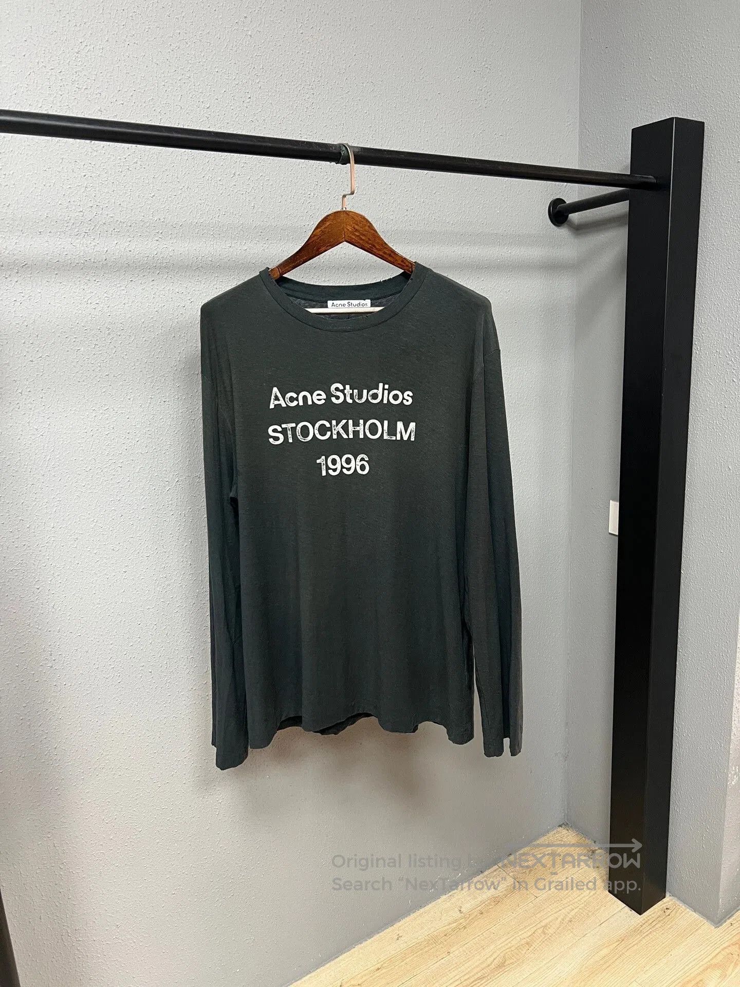 Acne Studios acne studios 1996 black long sleeve shirt. Size US XL / EU 56 / 4 - 1 Thumbnail