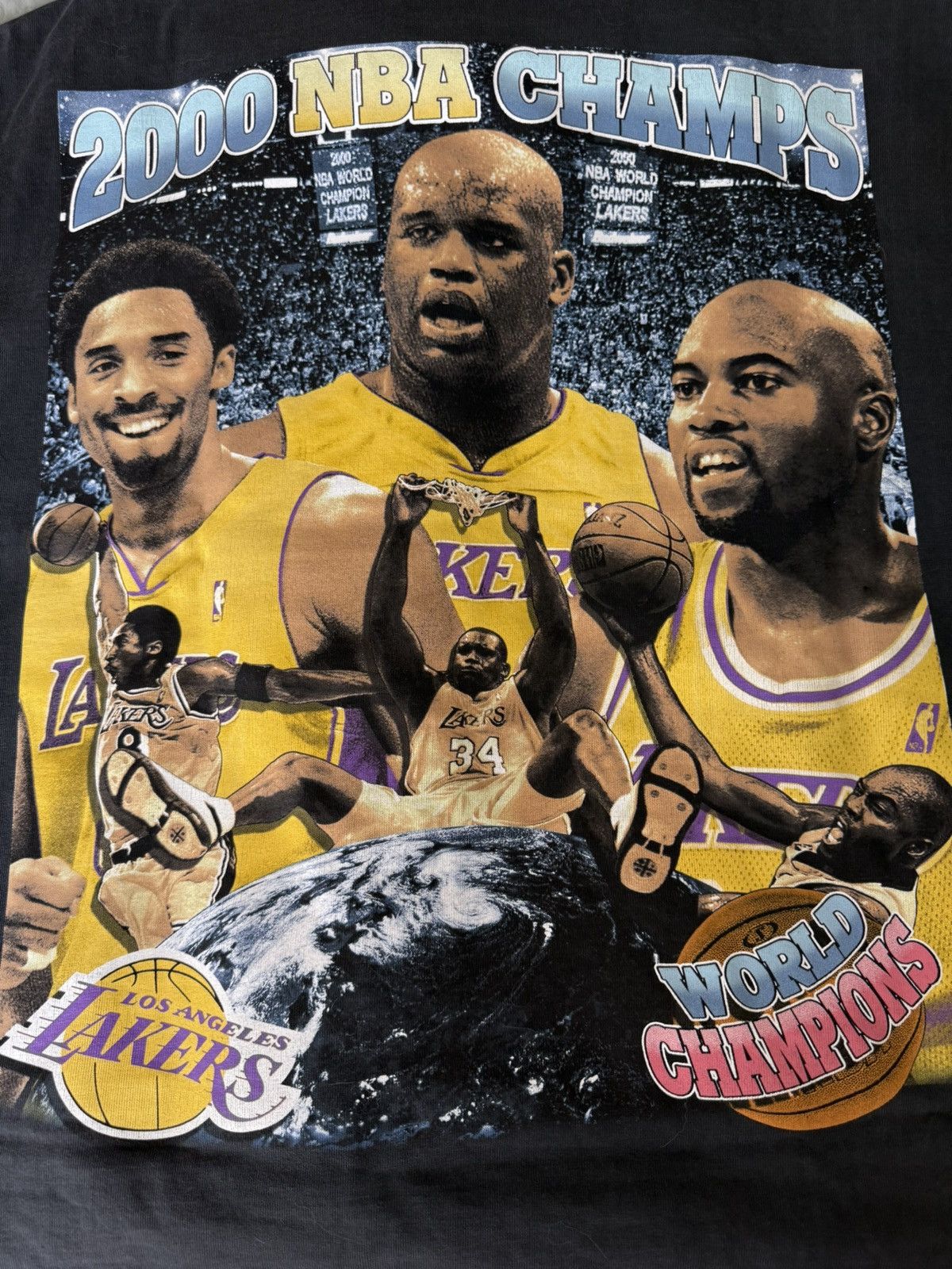 Vintage LA Lakers Vintage Tee Size US XXL / EU 58 / 5 - 3 Thumbnail