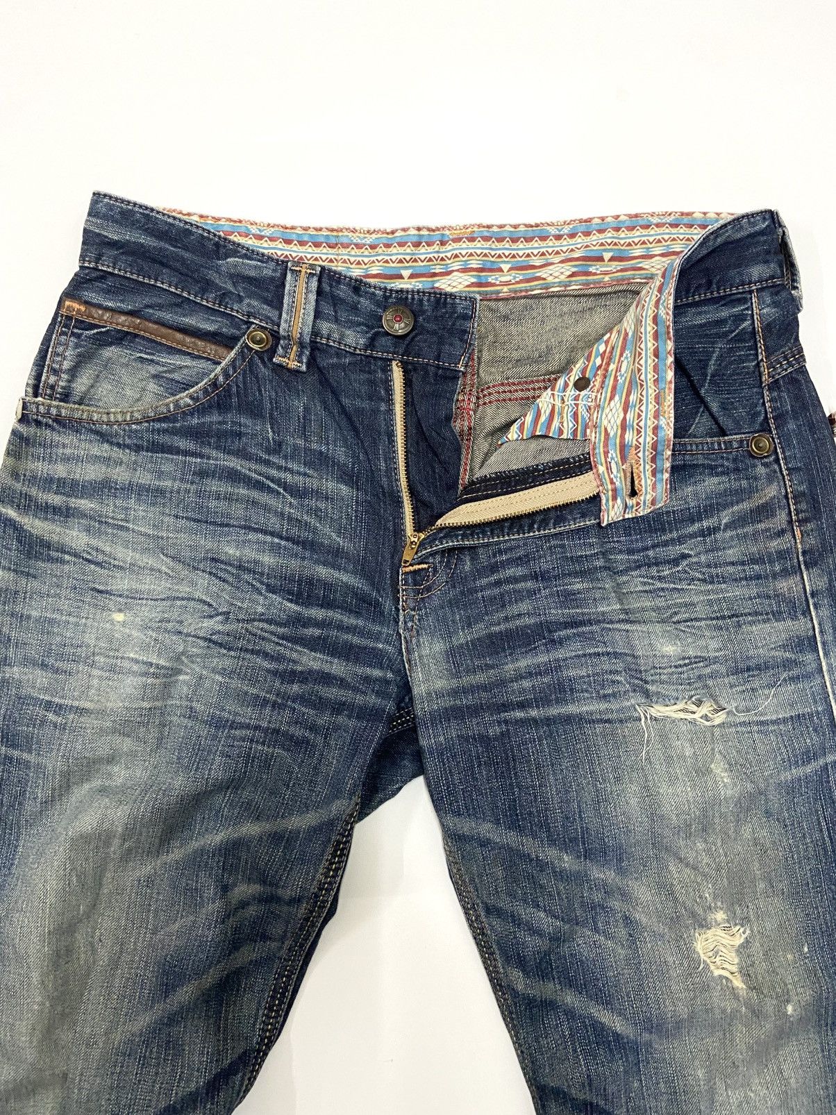 Edwin Edwin Exclusive Vintage Distressed JEANS Size US 32 / EU 48 - 4 Thumbnail