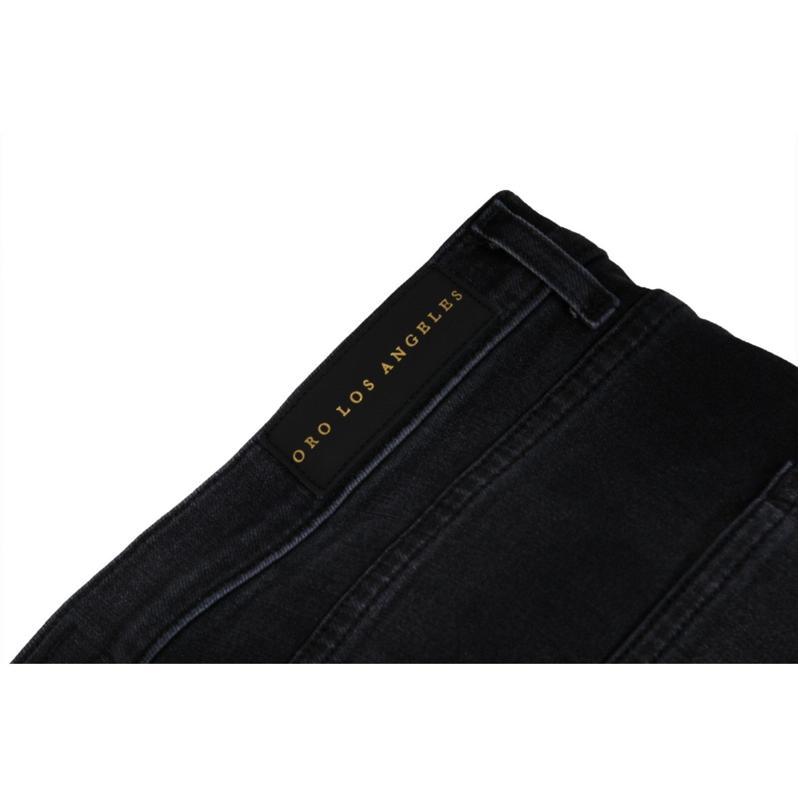 Oro Los Angeles Oro Mens The Mar Jeans Vintage Black Slim Leg Size US 36 / EU 52 - 12 Thumbnail