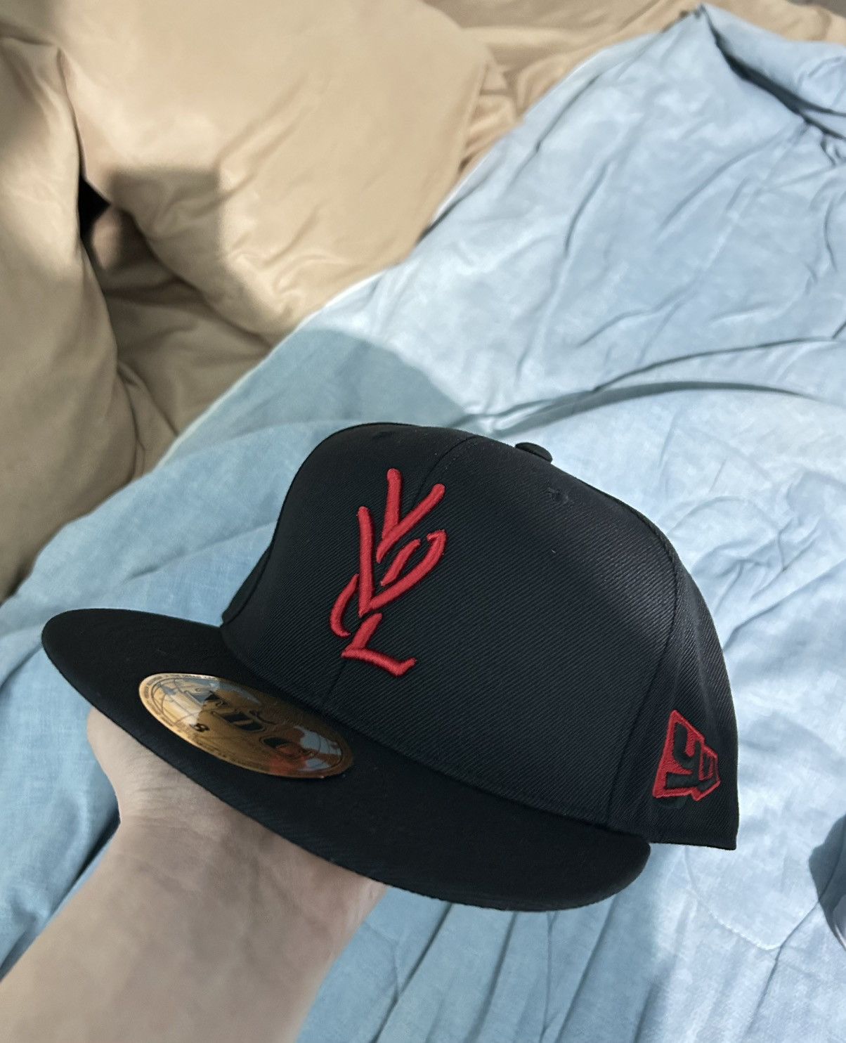 Playboi Carti Opium YVL fitted hat BLACK size 7 1/4 | Grailed